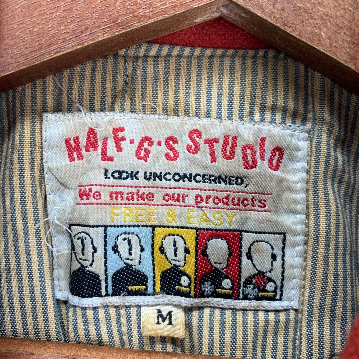 Other Vintage HAFL.G.S STUDIO VARSITY LEATHER JACKET Size US M / EU 48-50 / 2 - 6 Thumbnail