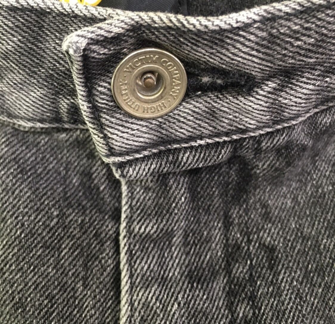 Japanese Brand ✈️🔥VICTIM DISTRESSED DENIM JEANS🔥✈️ Size US 35 - 12 Thumbnail