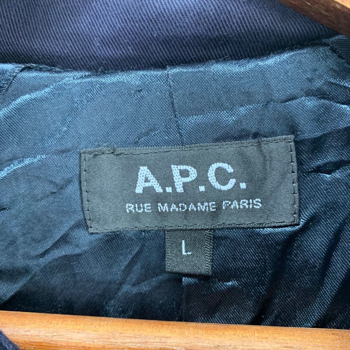A.P.C. × Designer × Japanese Brand Vintage A.P.C Japanese Brand Long Coat Size US L / EU 52-54 / 3 - 3 Thumbnail