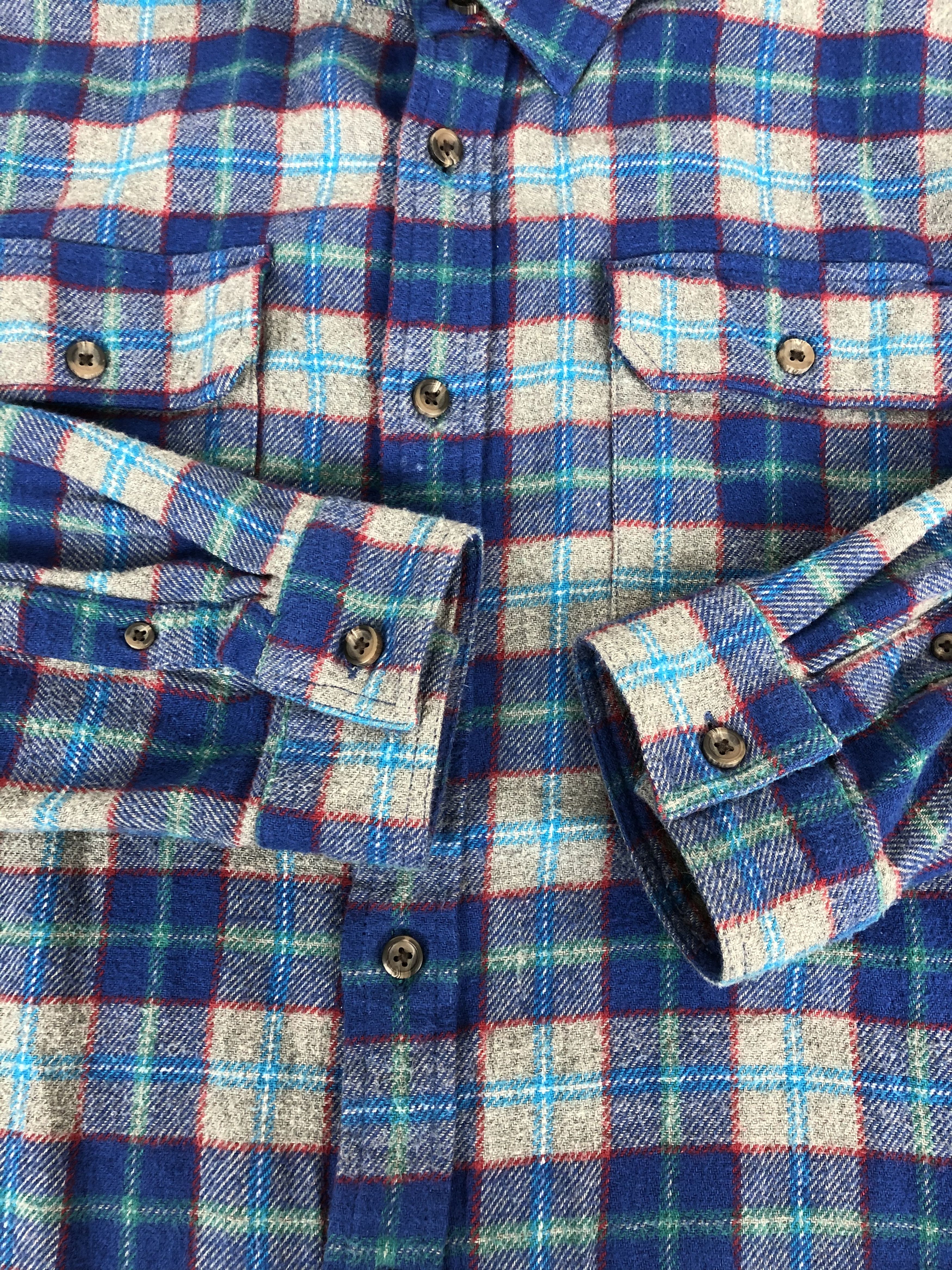Flannel Racing Green Flannel Patchwork Shirt Travis Scott Style Size US XL / EU 56 / 4 - 3 Thumbnail