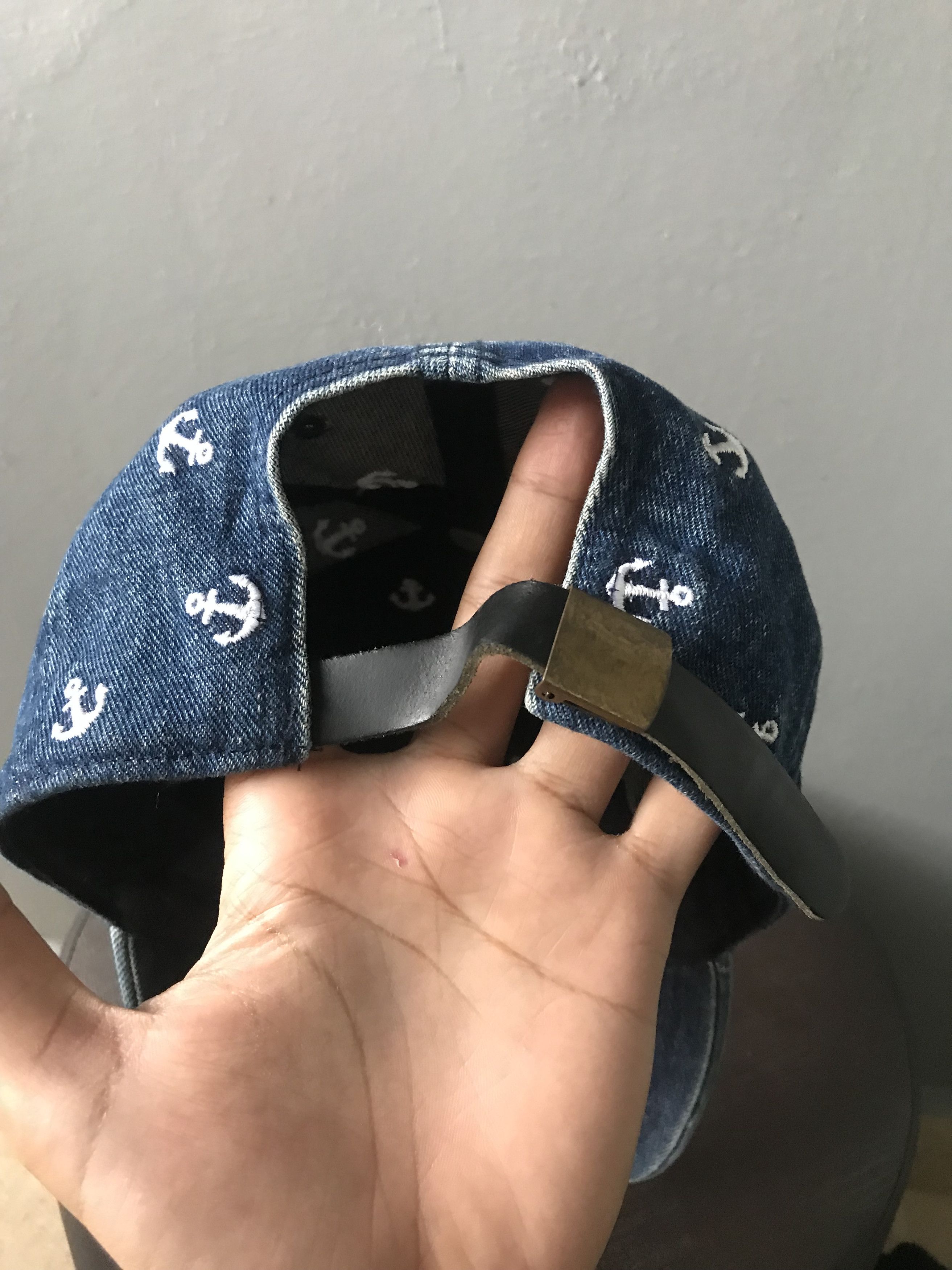 Japanese Brand Rare!! Beams Plus Multi Anchor Denim Caps nice design Size ONE SIZE - 5 Thumbnail