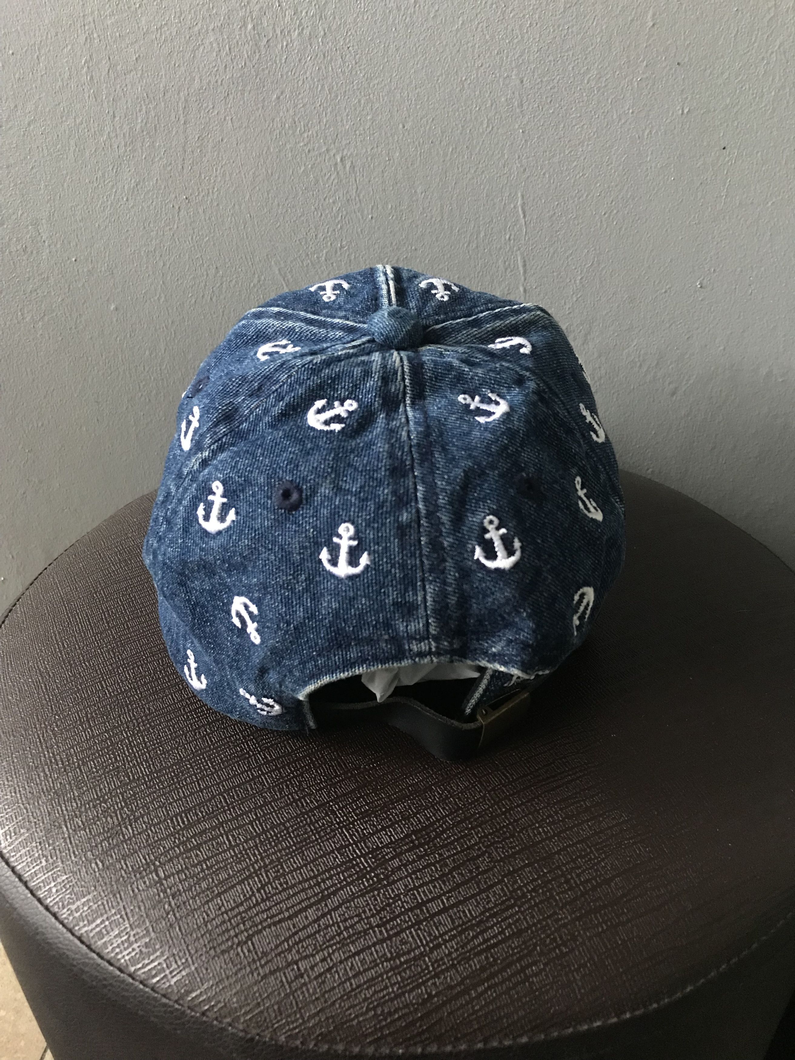 Japanese Brand Rare!! Beams Plus Multi Anchor Denim Caps nice design Size ONE SIZE - 3 Thumbnail