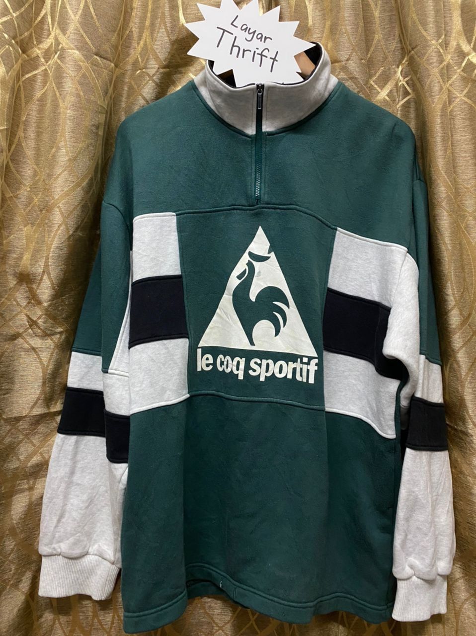 LE COQ SPORTIF SWEATSHIRT BIG LOGO MULTICOLOUR