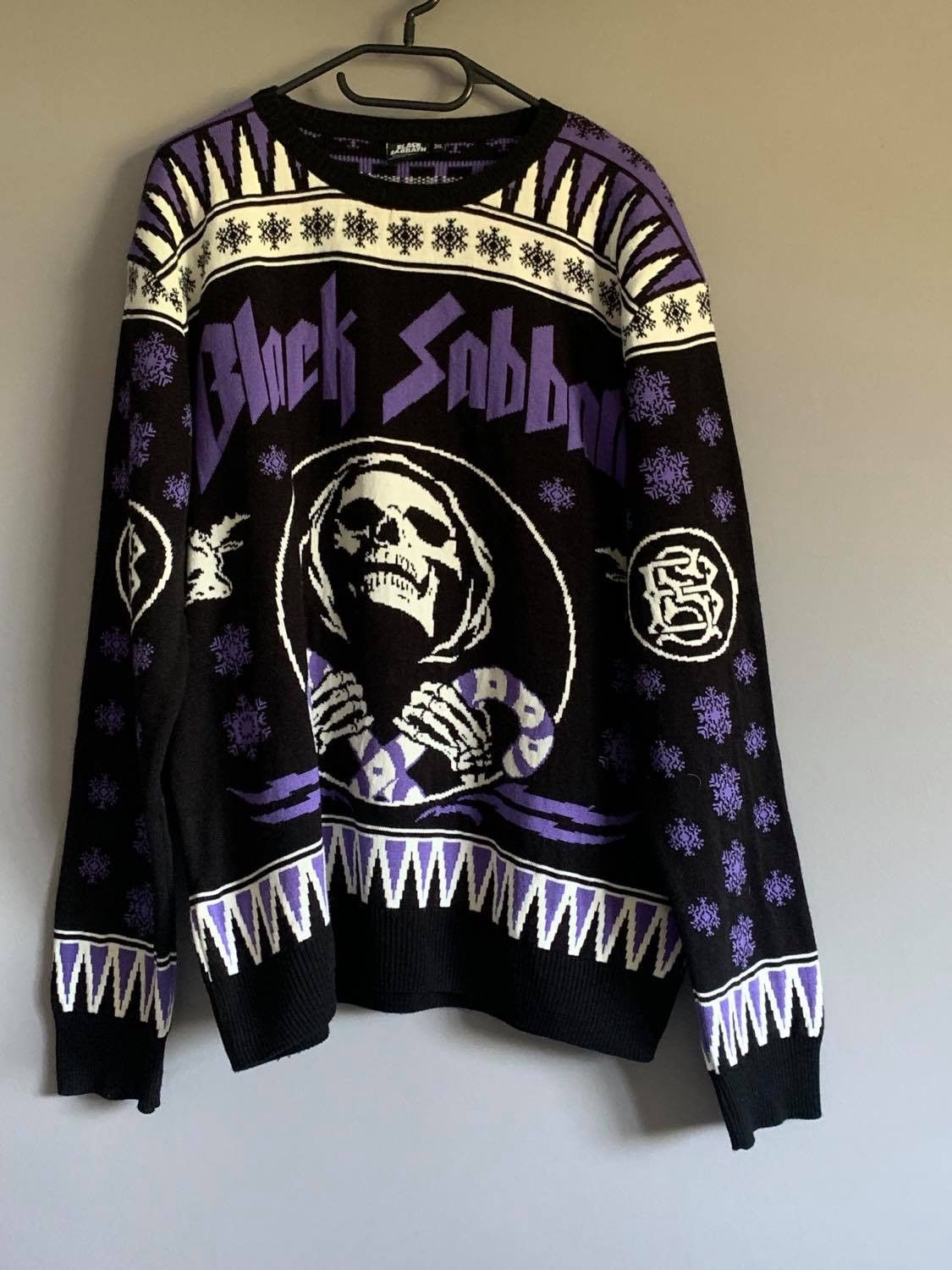 Black Sabbath Black Sabbath Christmas Sweater Grailed