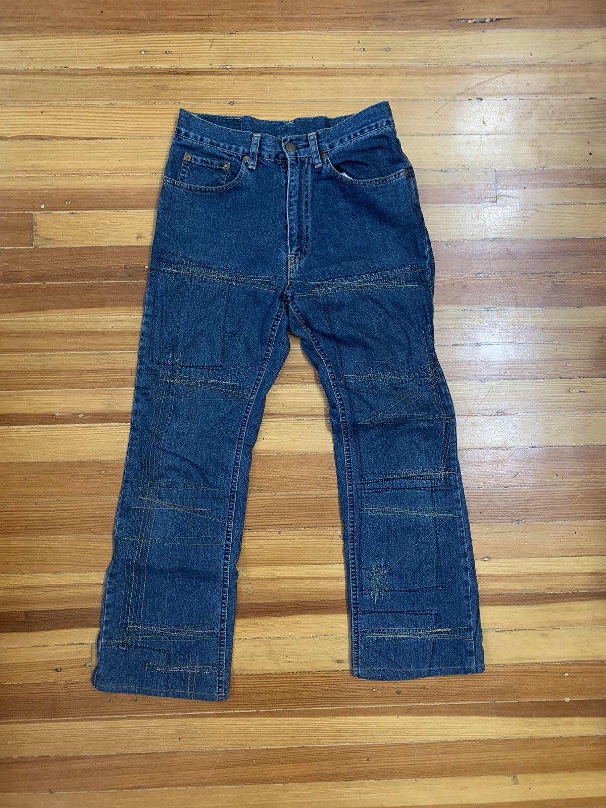 Hysteric Glamour Hysteric glamour kinky flair denim jeans stitch work Size US 28 / EU 44 - 1 Thumbnail