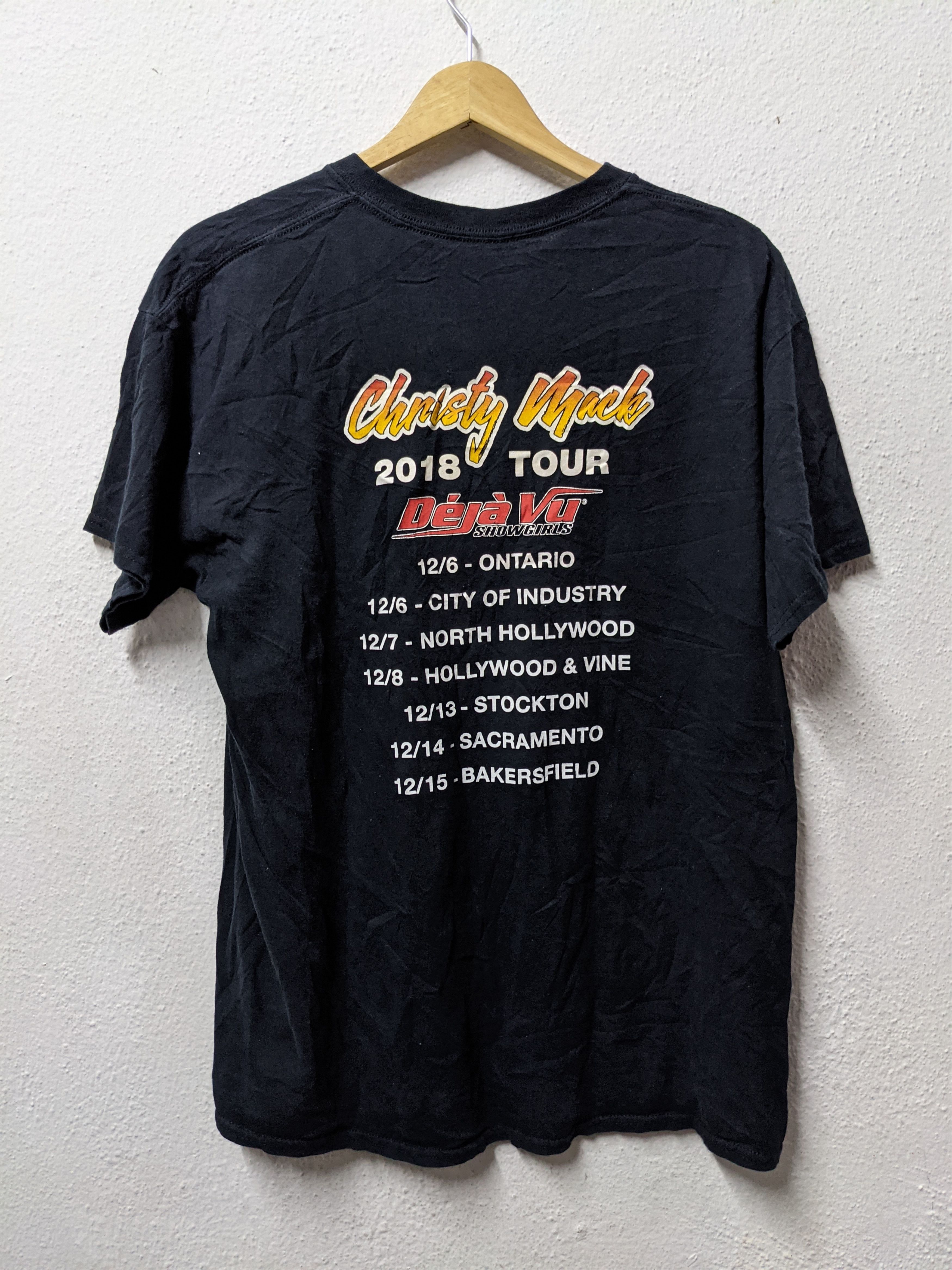 Tour Tee Christy Mack 2018 Tour Deja Vu Showgirls | Grailed