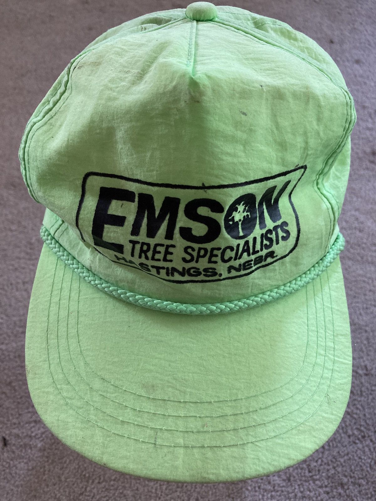 Vintage EMSON Tree Specialists Hastings NE trucker Vintage hat cap 👀 ...
