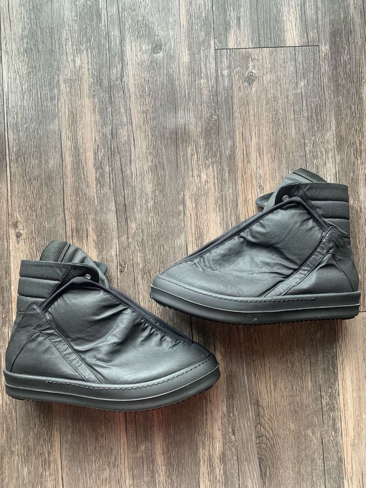 Rick Owens Drkshdw Rick Owens Drkshdw Waxed Hoof Dunks SS15