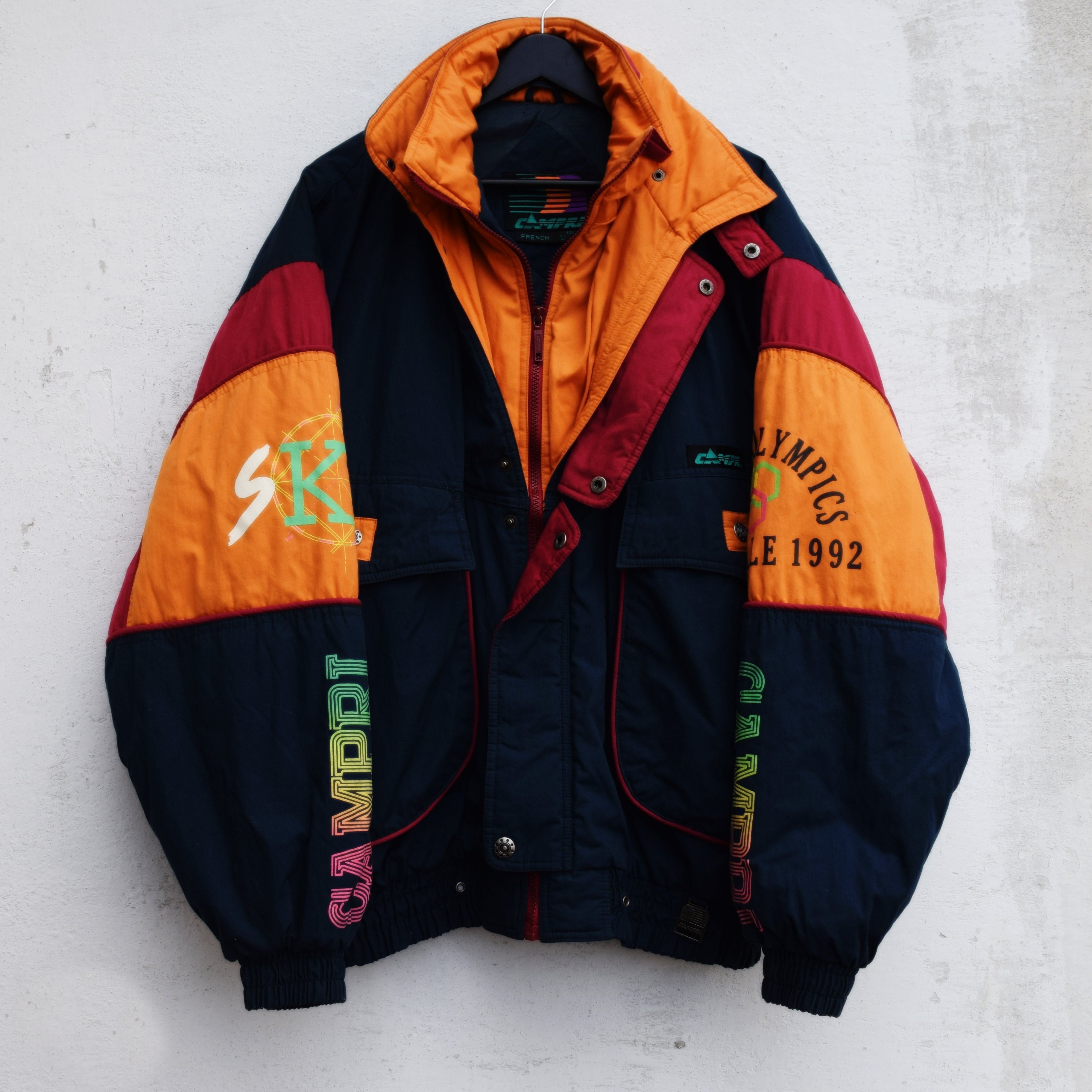 Made In Usa Usa Olympics Vintage 1992 Campri Winter Olympic Alvertville Puffer Jacket XL Grailed