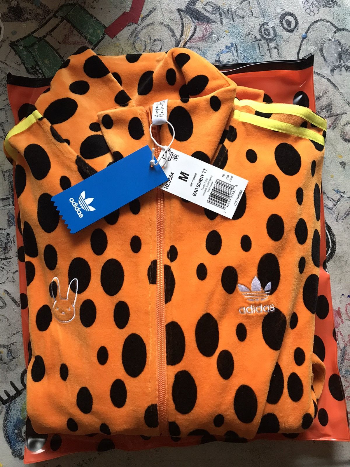 Adidas Adidas x Bad Bunny x Cheetos Jumpsuit Jacket Grailed