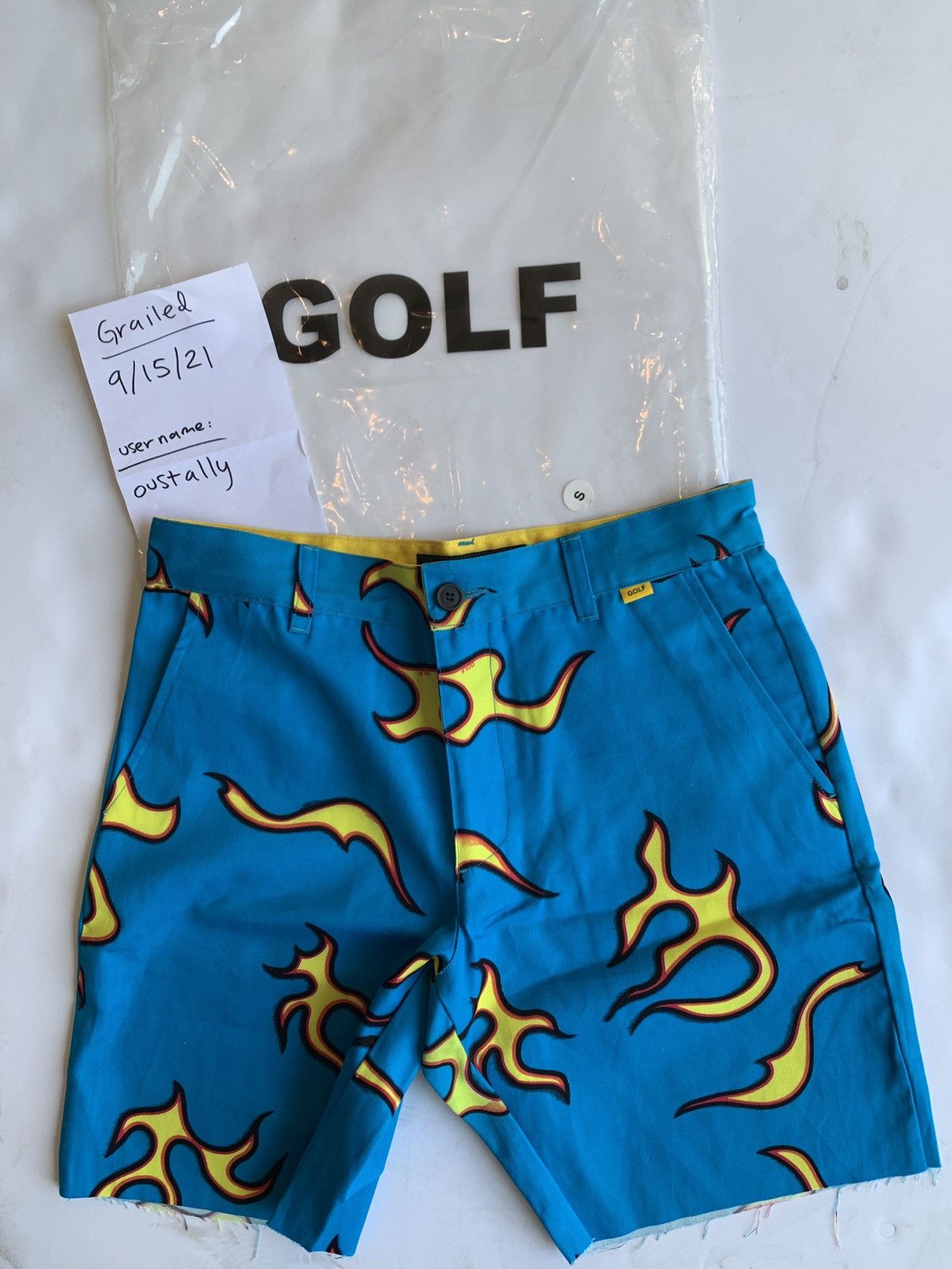 Golf Wang Flame pants cut off shorts size 30 Grailed