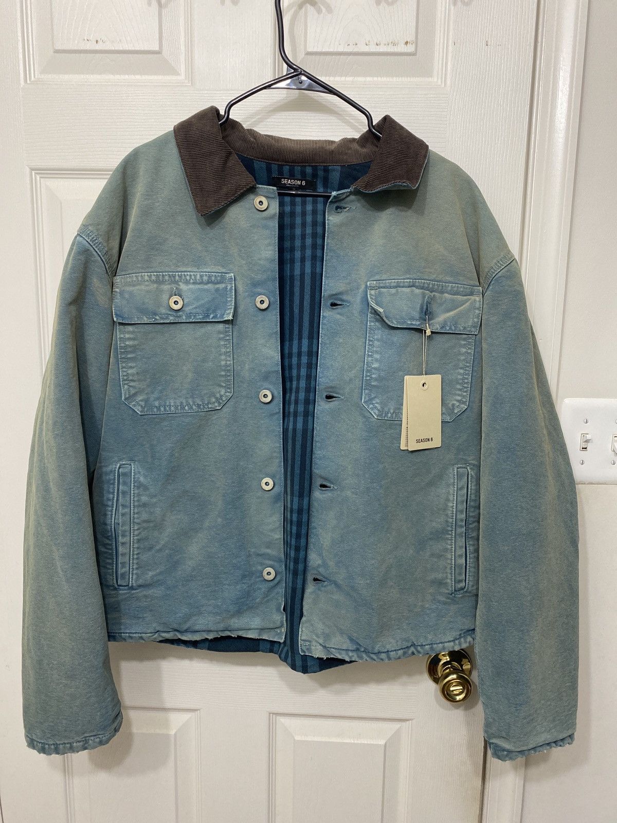 Yeezy Season 6 Glacier Blue Work Jacket