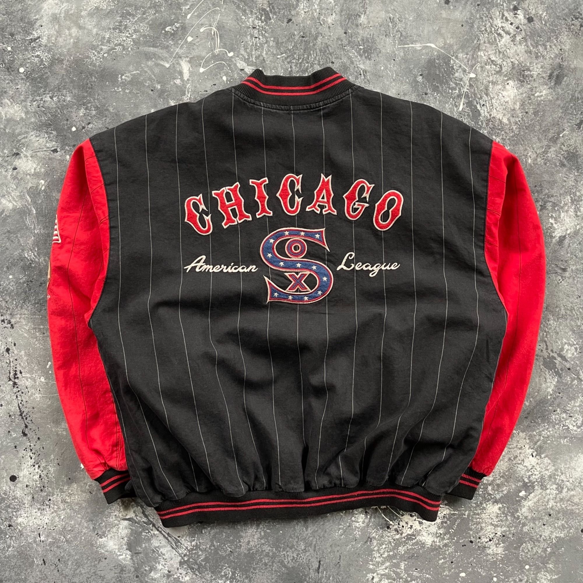 Vintage Vintage 90s Chicago White Sox Mirage Bomber Jacket | Grailed