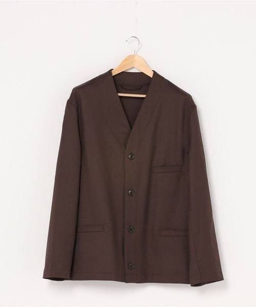 Christophe Lemaire × Lemaire Wool gab v neck liner jacket, 50