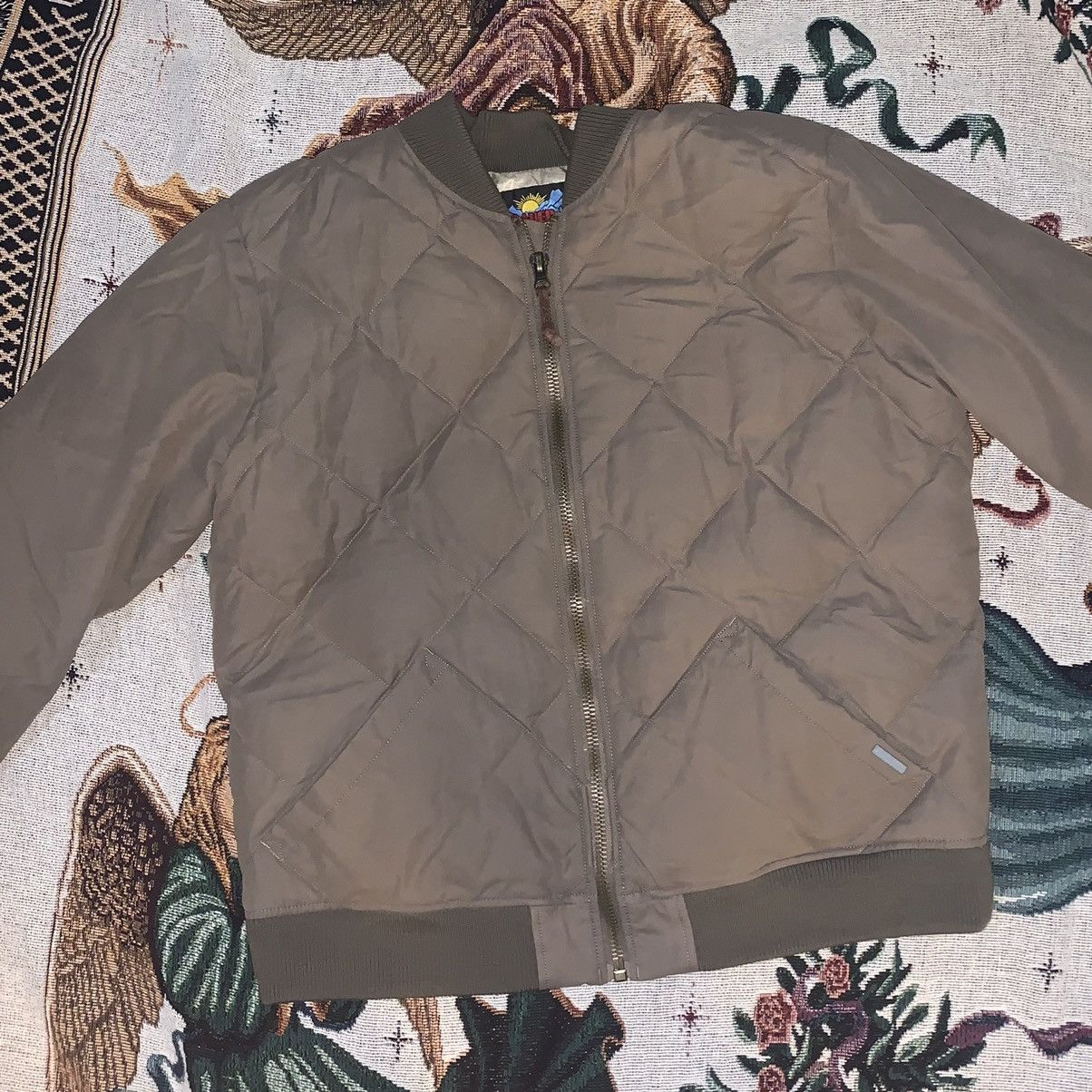 Vintage Eddie Bauer Down Jacket M des années 60 matelassé Skyliner USA fabriqué en beige - France
