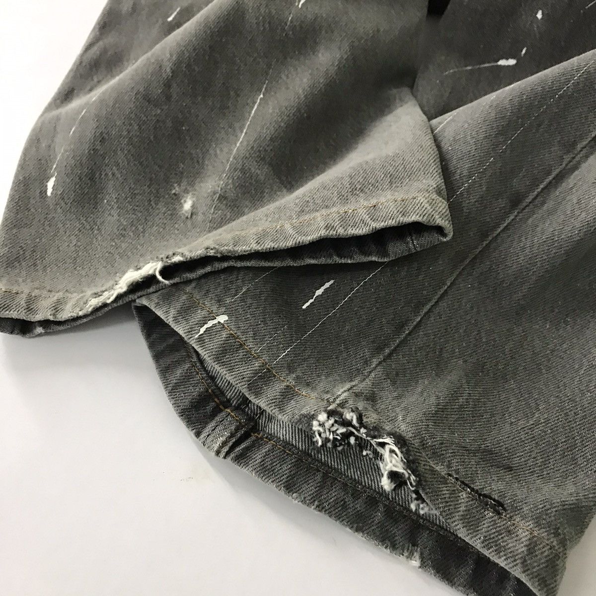 Levi's × Levi's Vintage Clothing Levi’s 501 Splatter painted Helmut Lang Style denim pant Size US 30 / EU 46 - 9 Thumbnail