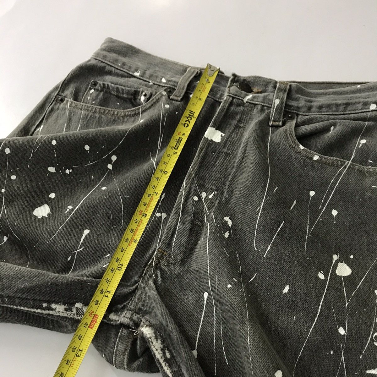 Levi's × Levi's Vintage Clothing Levi’s 501 Splatter painted Helmut Lang Style denim pant Size US 30 / EU 46 - 13 Thumbnail