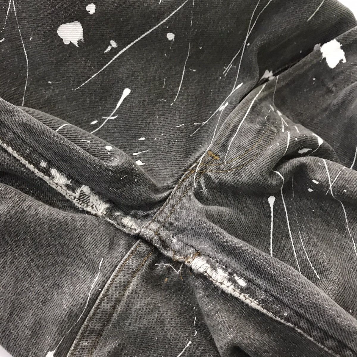 Levi's × Levi's Vintage Clothing Levi’s 501 Splatter painted Helmut Lang Style denim pant Size US 30 / EU 46 - 8 Thumbnail