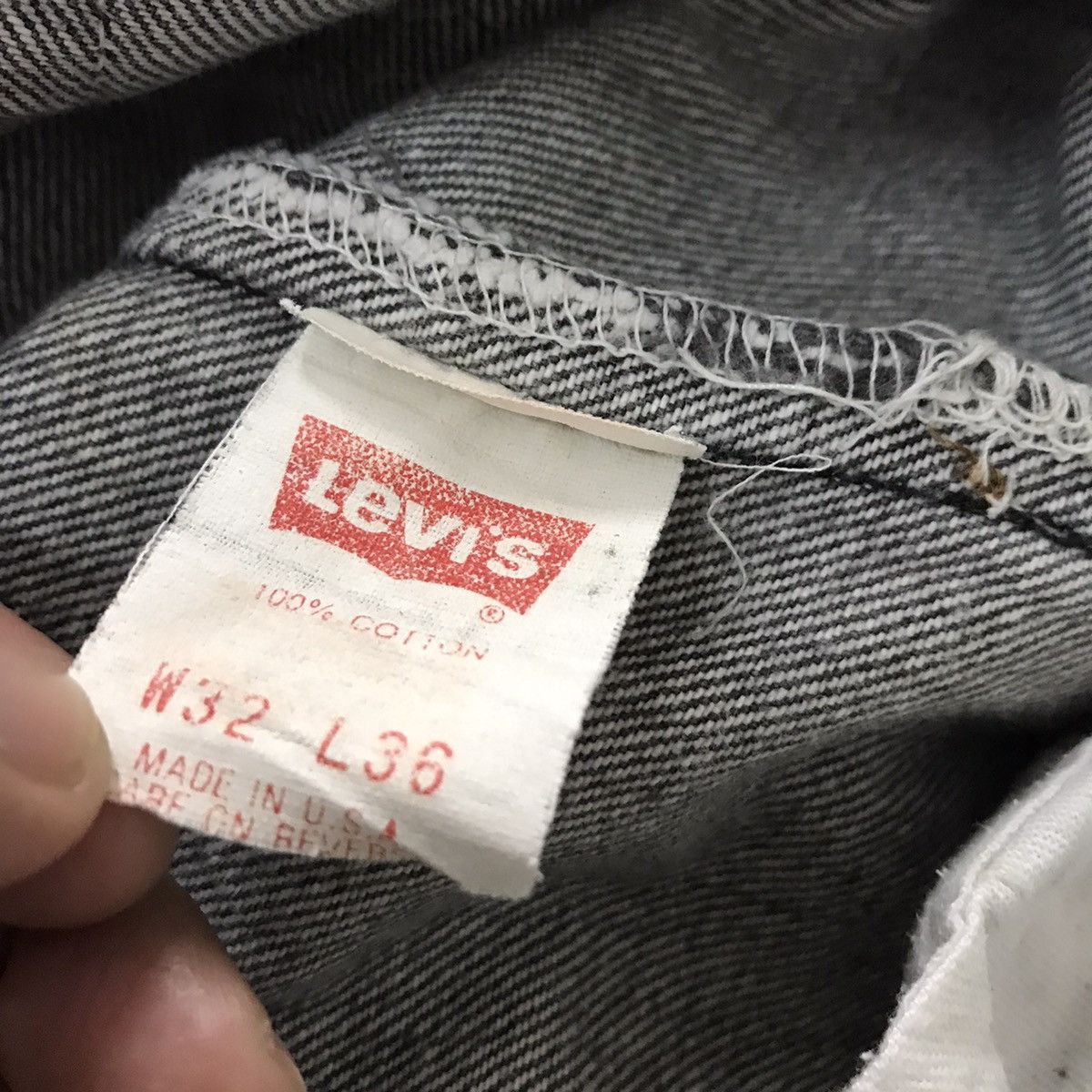 Levi's × Levi's Vintage Clothing Levi’s 501 Splatter painted Helmut Lang Style denim pant Size US 30 / EU 46 - 11 Thumbnail