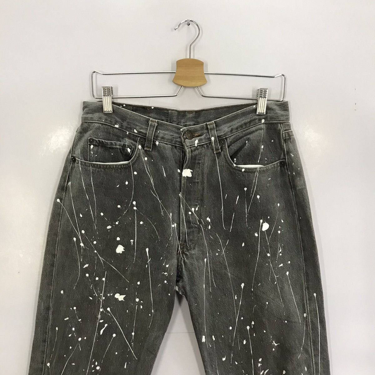 Levi's × Levi's Vintage Clothing Levi’s 501 Splatter painted Helmut Lang Style denim pant Size US 30 / EU 46 - 2 Thumbnail