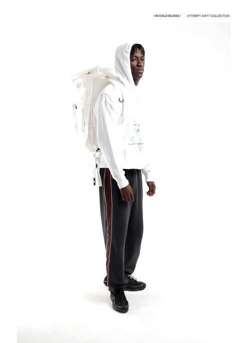 Japanese Brand Attempt Contrast Color Sweatpants Size US 30 / EU 46 - 16 Thumbnail