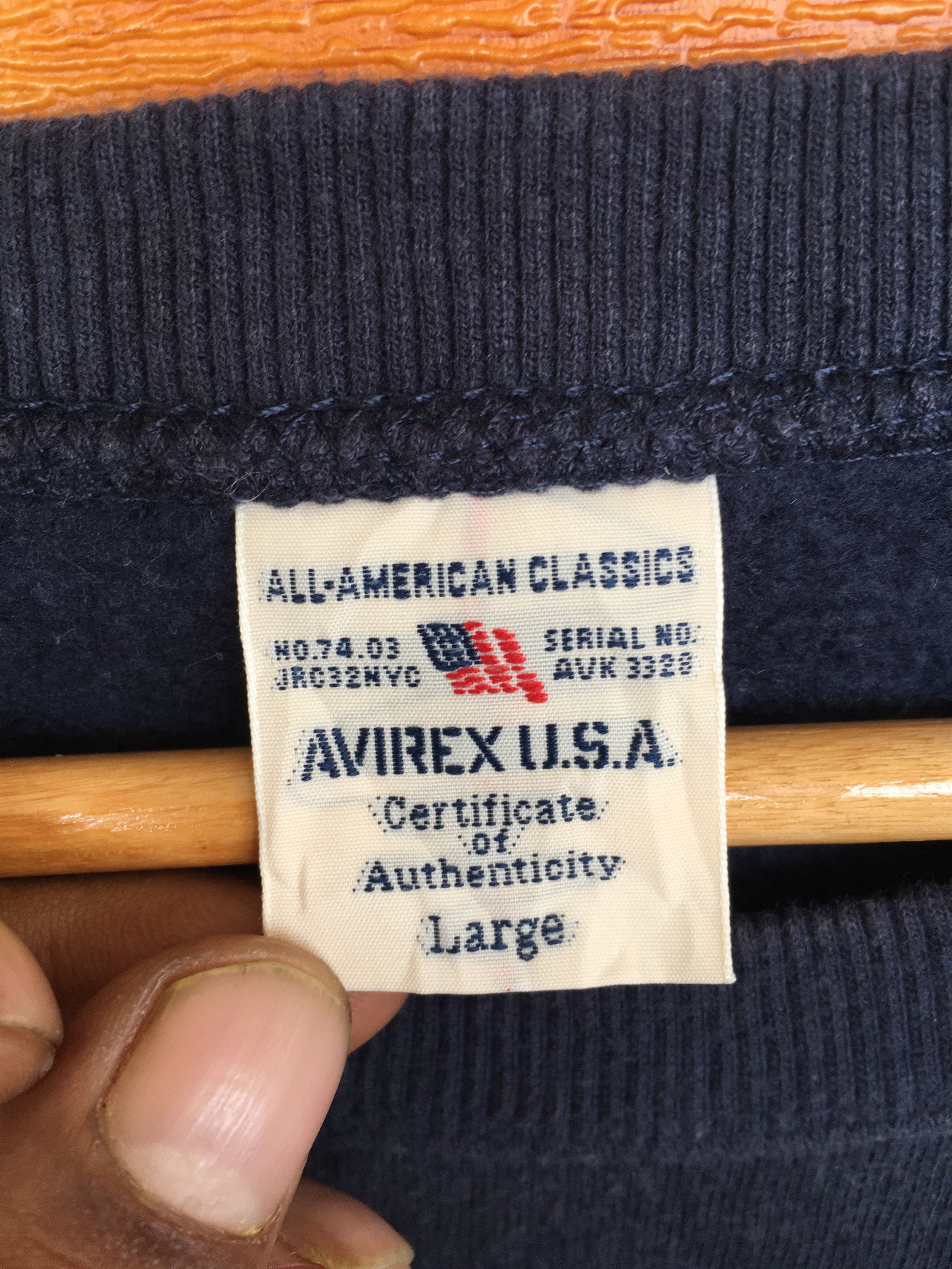 Avirex Vintage 90s AVIREX Usa Navy Eagles Florida 1975 Sweatshirt Size US M / EU 48-50 / 2 - 8 Thumbnail