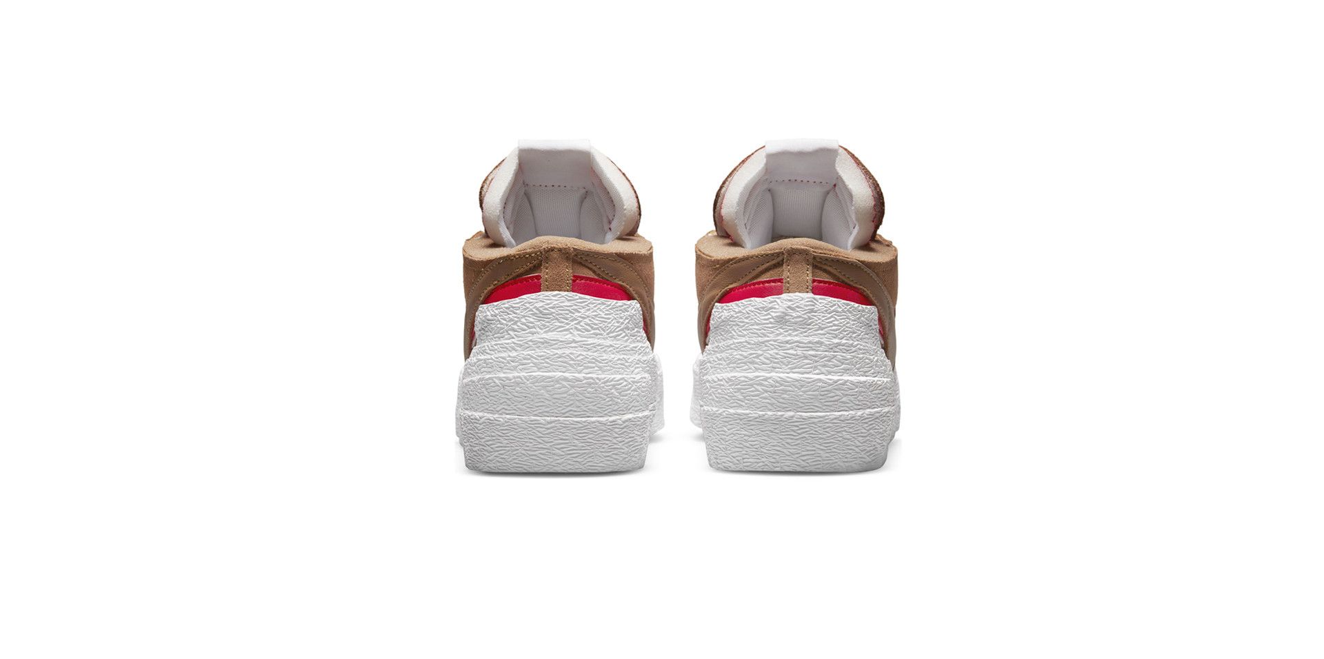 Nike × Sacai Blazer Low - British Tan / Uni Red Size US 9 / EU 42 - 5 Thumbnail