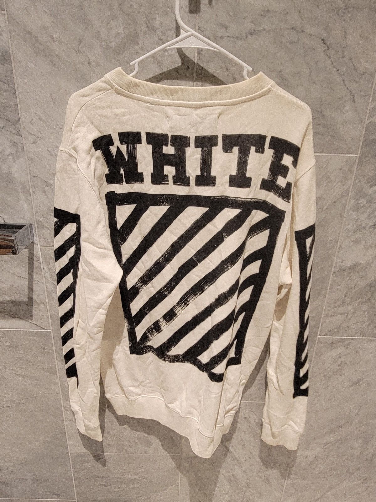 Diagonals crewneck sweatshirt