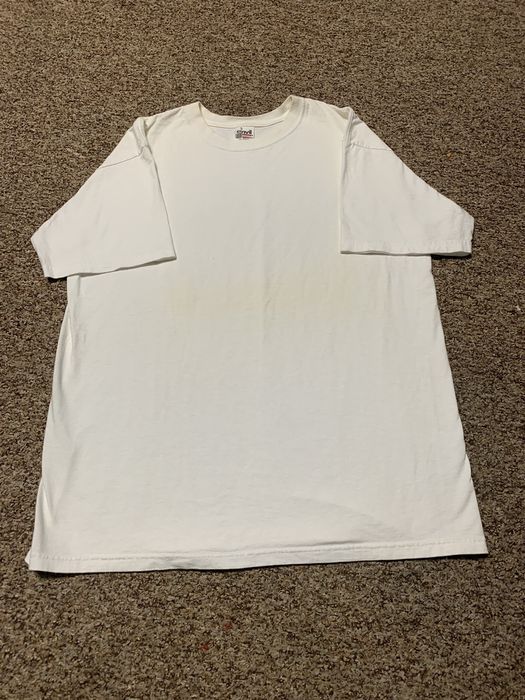 Anvil Vintage 90s anvil blank basic t shirt white | Grailed