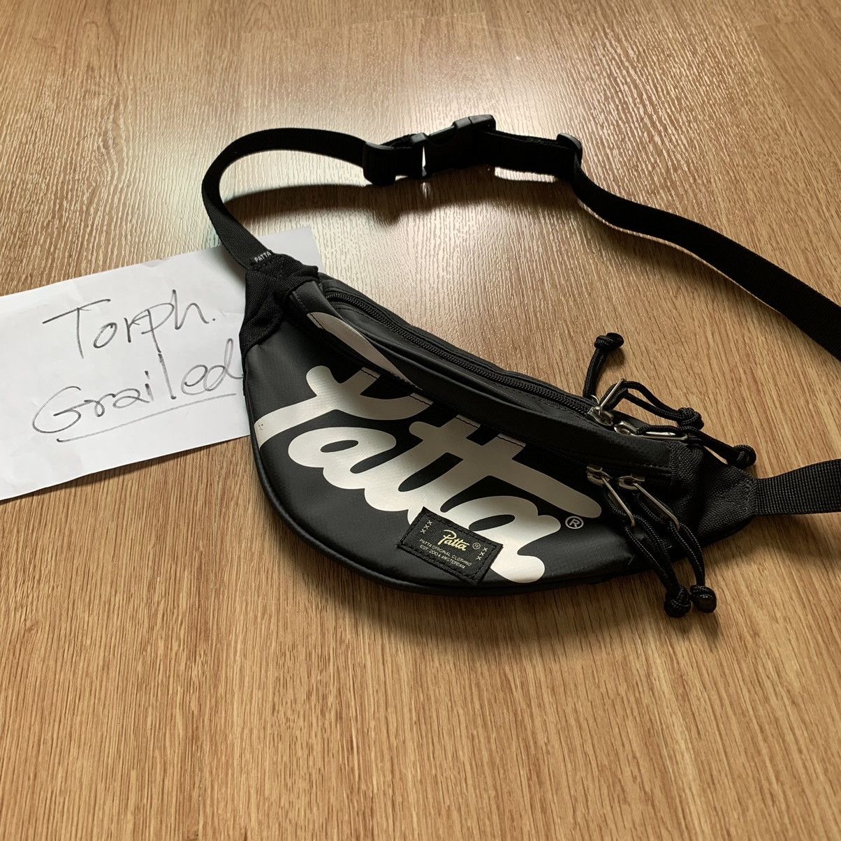 Patta Clothing Patta Waist Bag Heuptasje Polyester Patta Zwart In