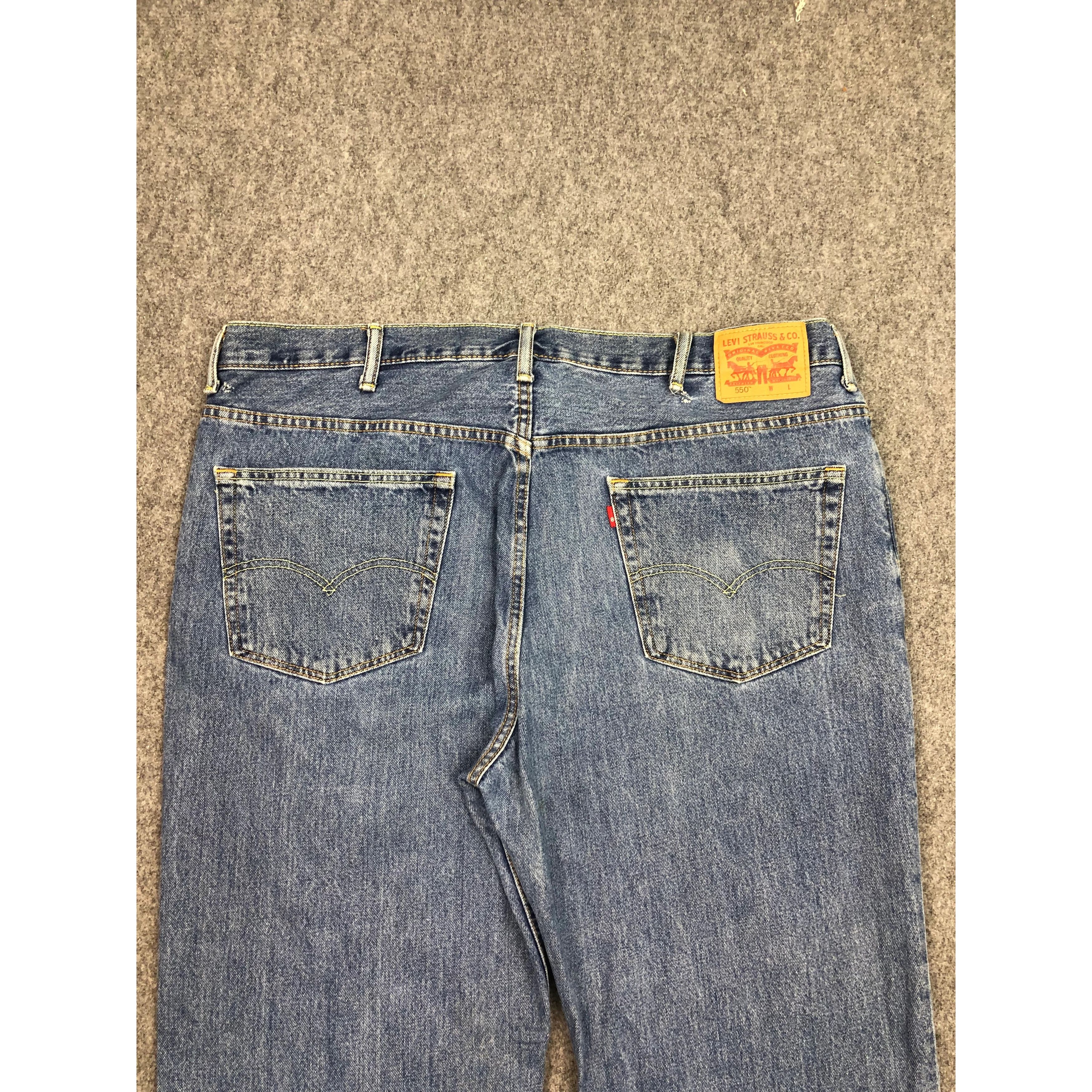 Levi's Vintage Levis 550 Stonewash Jeans Big Sized DP0503 Size US 44 / EU 60 - 4 Thumbnail