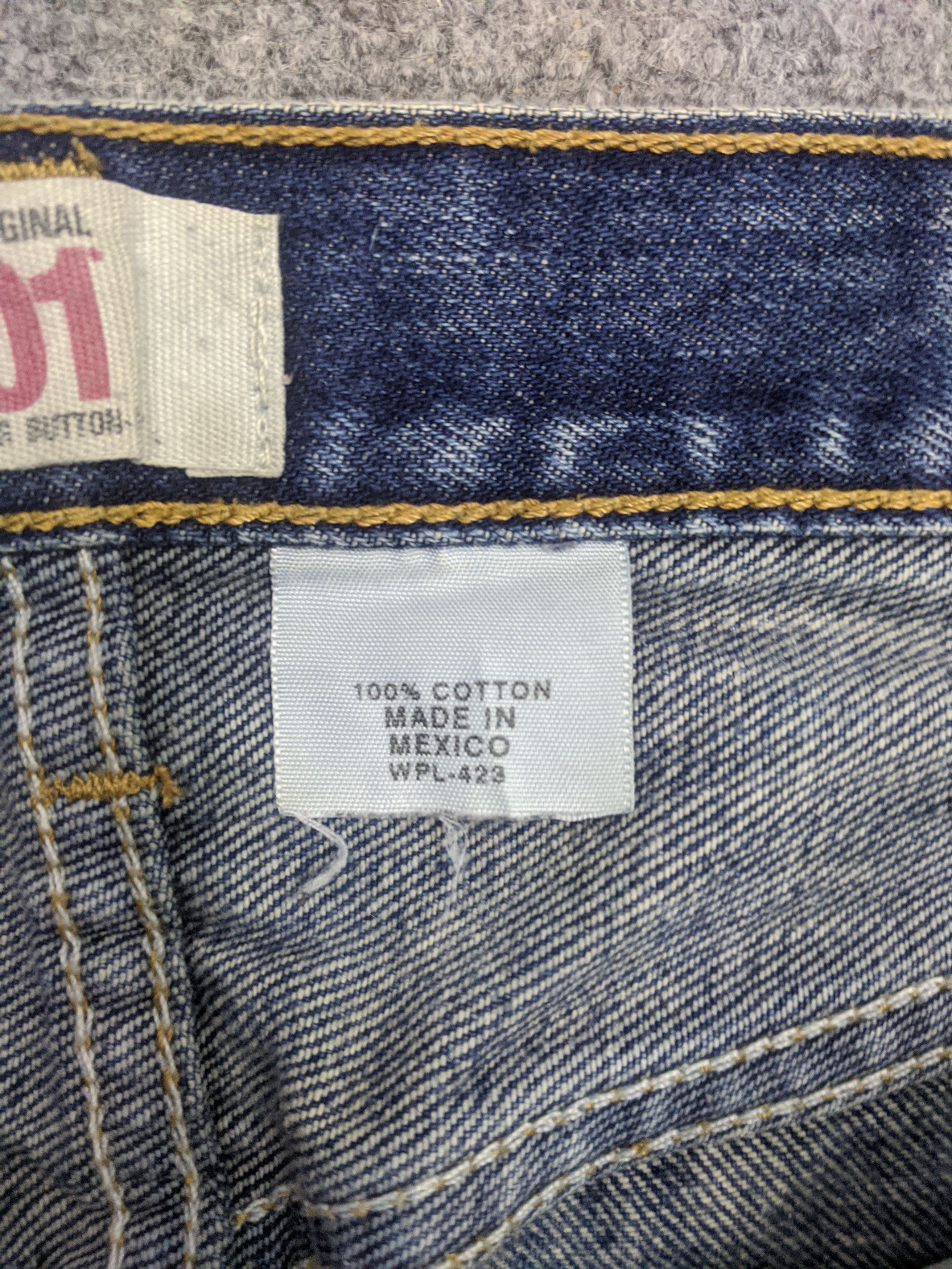 Levi's Vintage 90s Levis 501 Jeans DP0710 Size US 35 - 13 Thumbnail