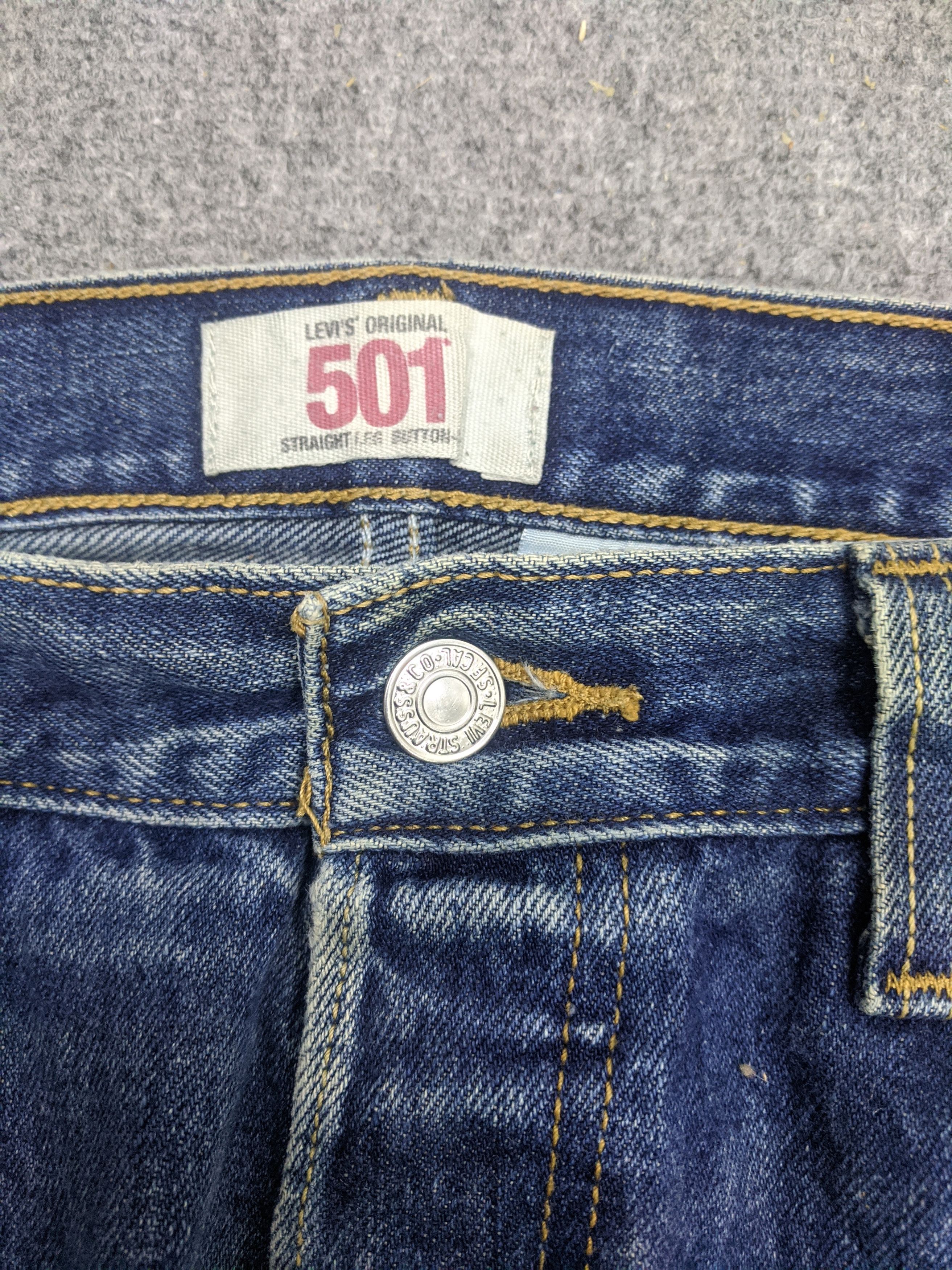 Levi's Vintage 90s Levis 501 Jeans DP0710 Size US 35 - 12 Thumbnail