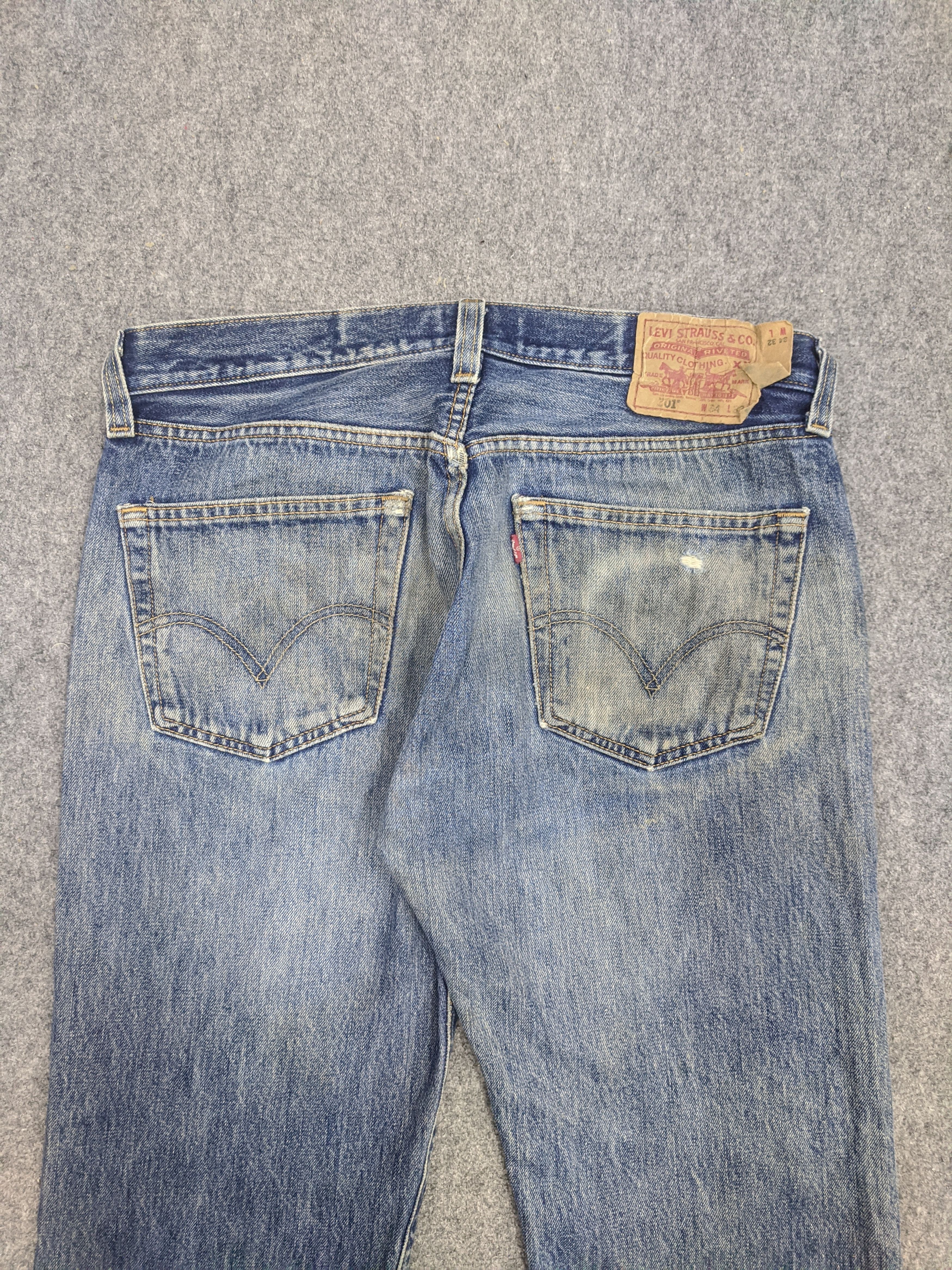Levi's Vintage 90s Levis 501 Jeans DP0710 Size US 35 - 4 Thumbnail