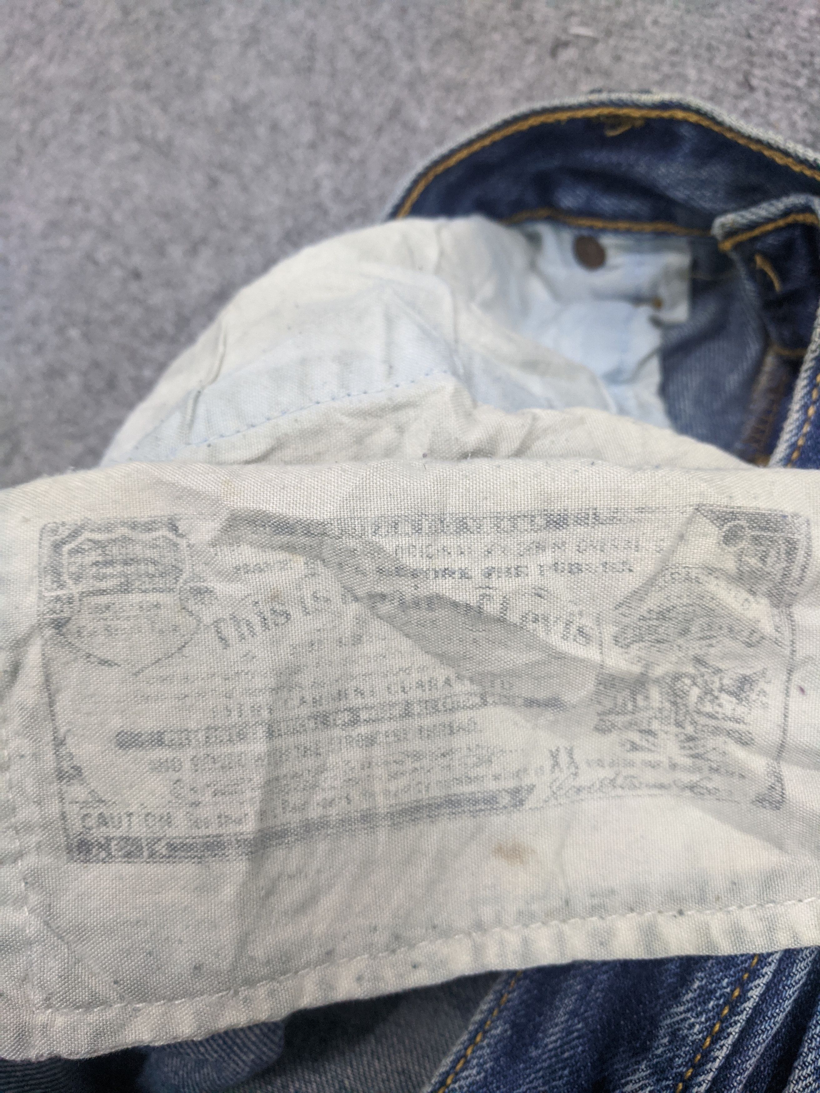 Levi's Vintage 90s Levis 501 Jeans DP0710 Size US 35 - 17 Thumbnail