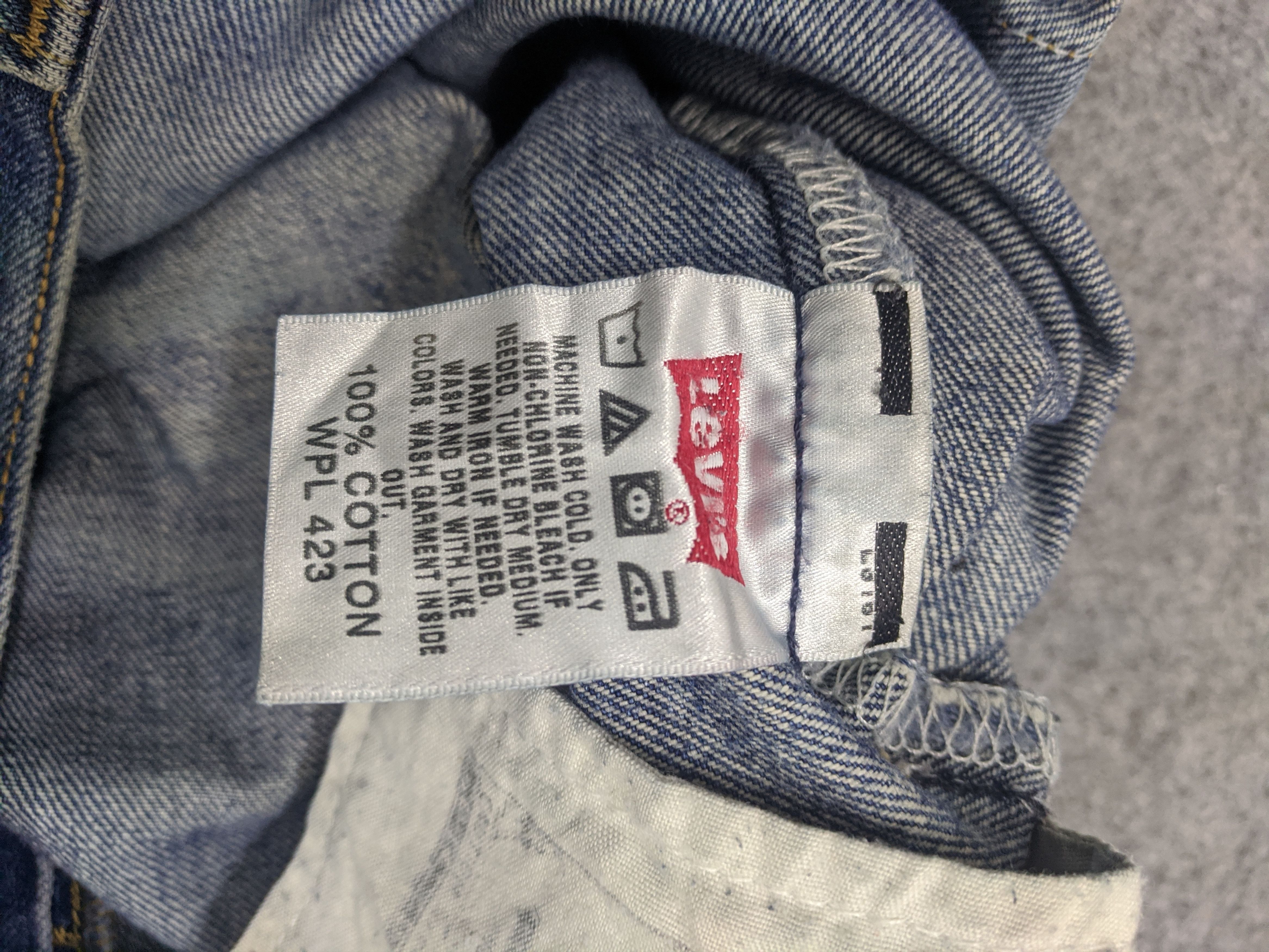 Levi's Vintage 90s Levis 501 Jeans DP0710 Size US 35 - 6 Thumbnail