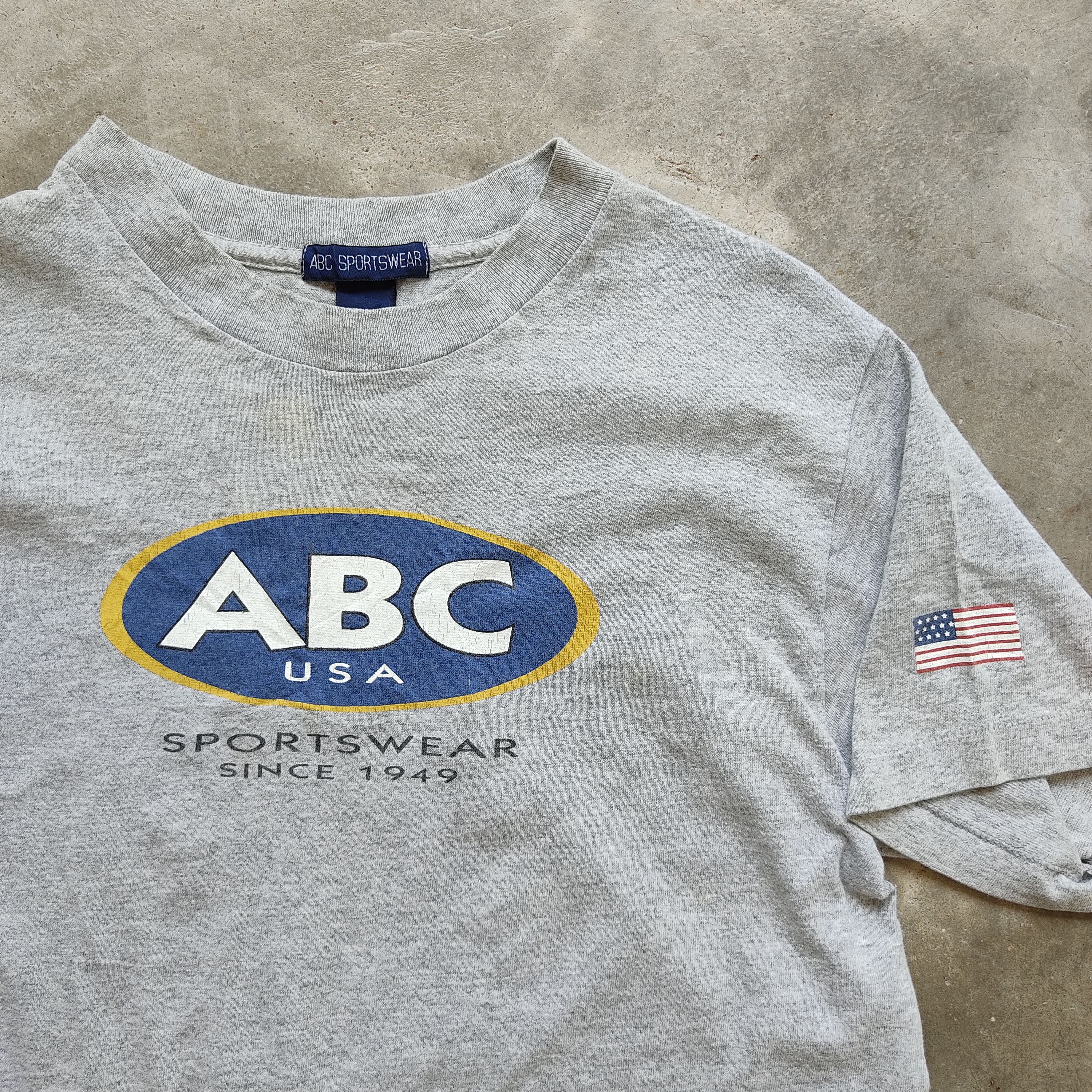 Other Vintagr ABC Sportwear Logo Tee Single Stitch Size US S / EU 44-46 / 1 - 2 Thumbnail