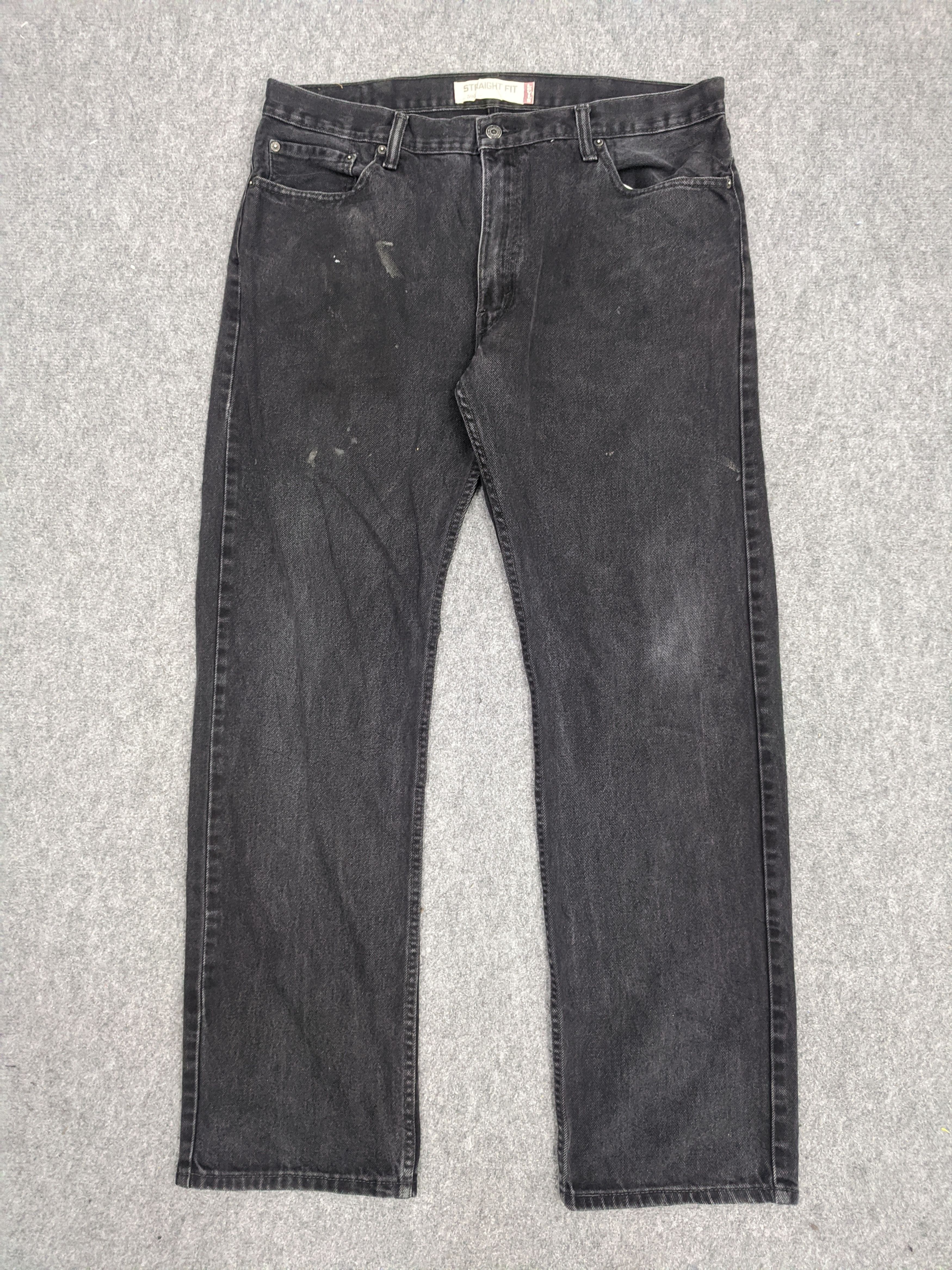 Levi's Vintage Levis 505 Black Jeans DP0718 Size US 39 - 1 Thumbnail