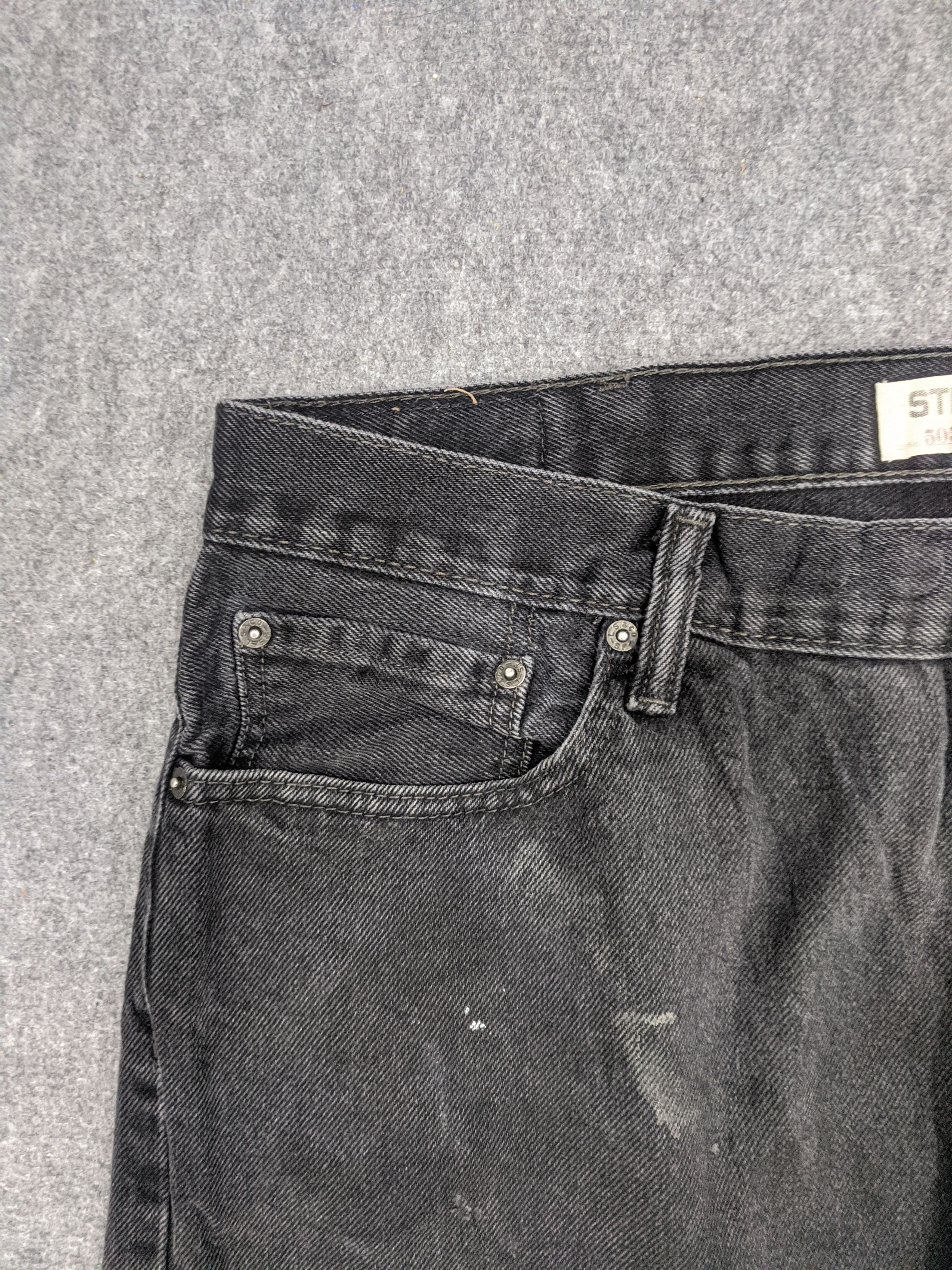 Levi's Vintage Levis 505 Black Jeans DP0718 Size US 39 - 10 Thumbnail