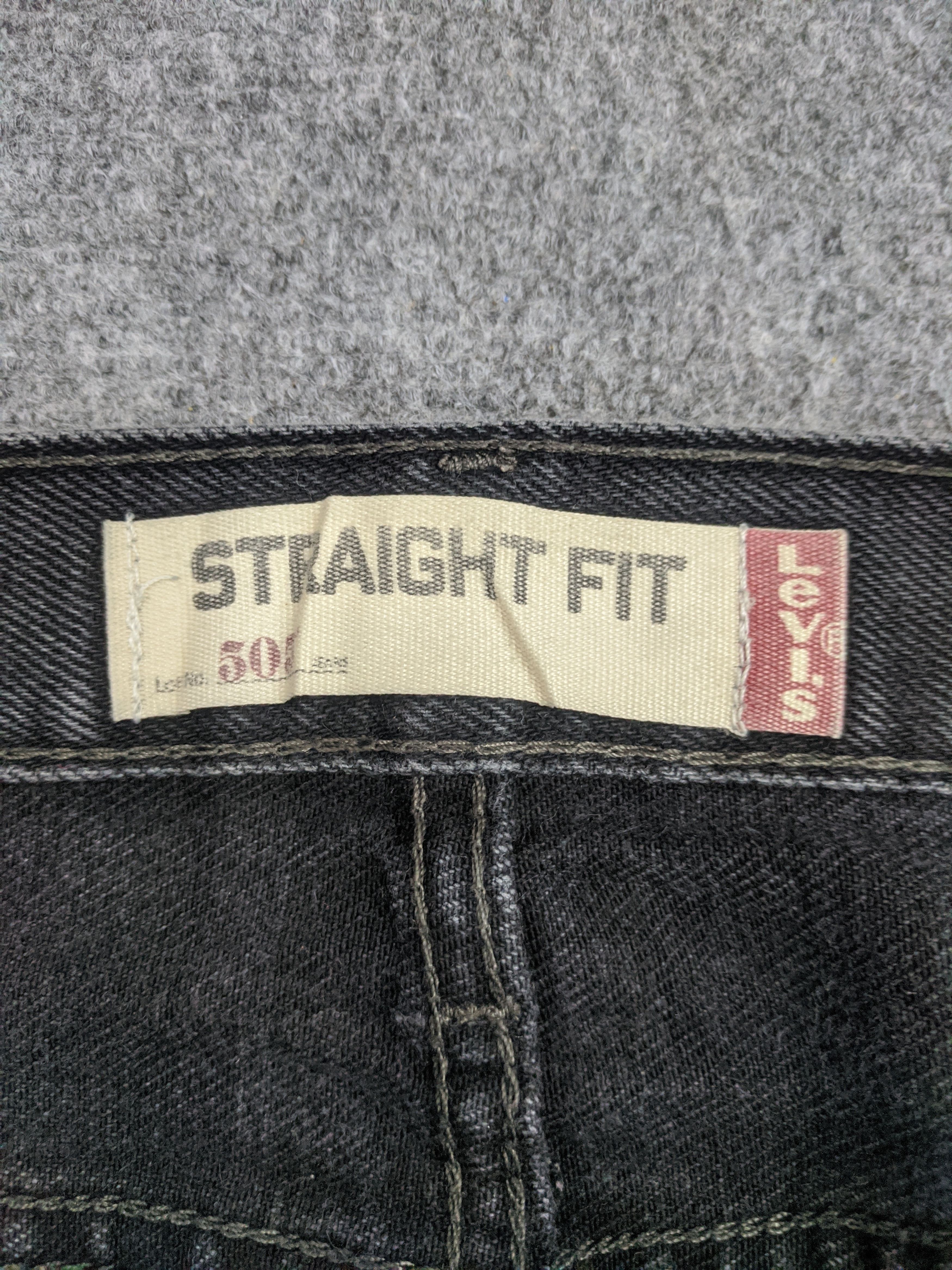 Levi's Vintage Levis 505 Black Jeans DP0718 Size US 39 - 7 Thumbnail