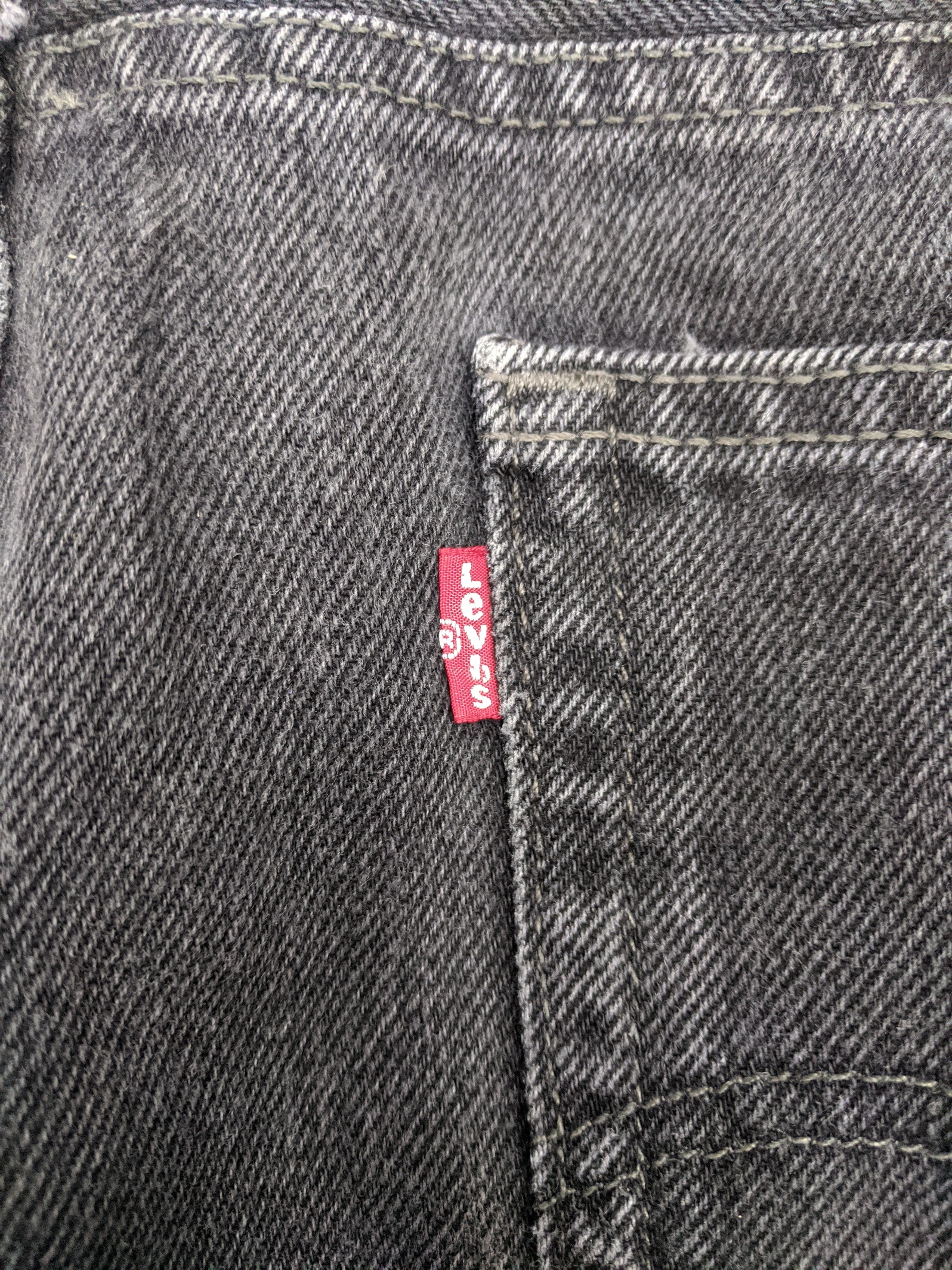 Levi's Vintage Levis 505 Black Jeans DP0718 Size US 39 - 8 Thumbnail