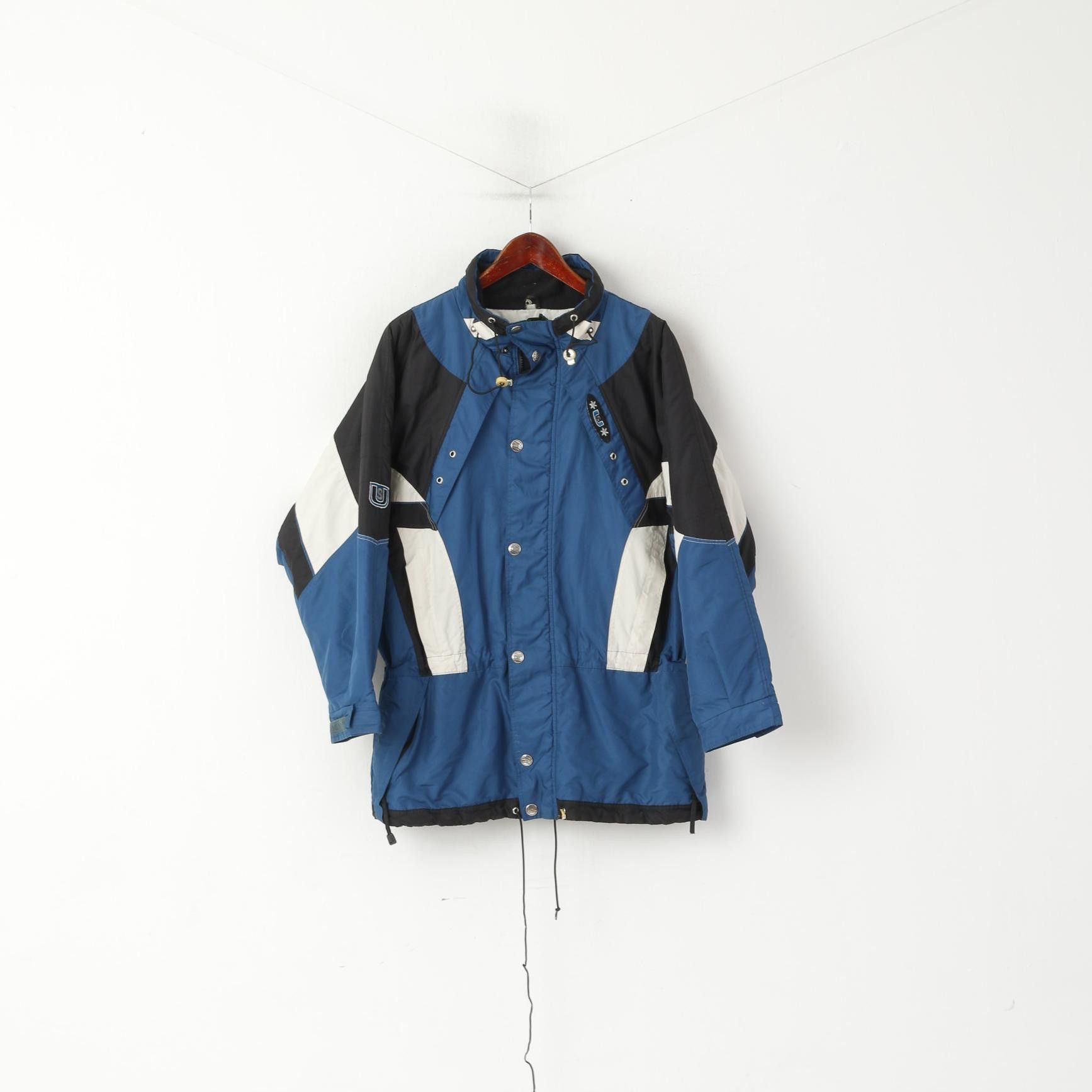 Vintage Unica Men L Ski Jacket Blue Vintage Padded Full Zip 2889 Size US L / EU 52-54 / 3 - 1 Thumbnail