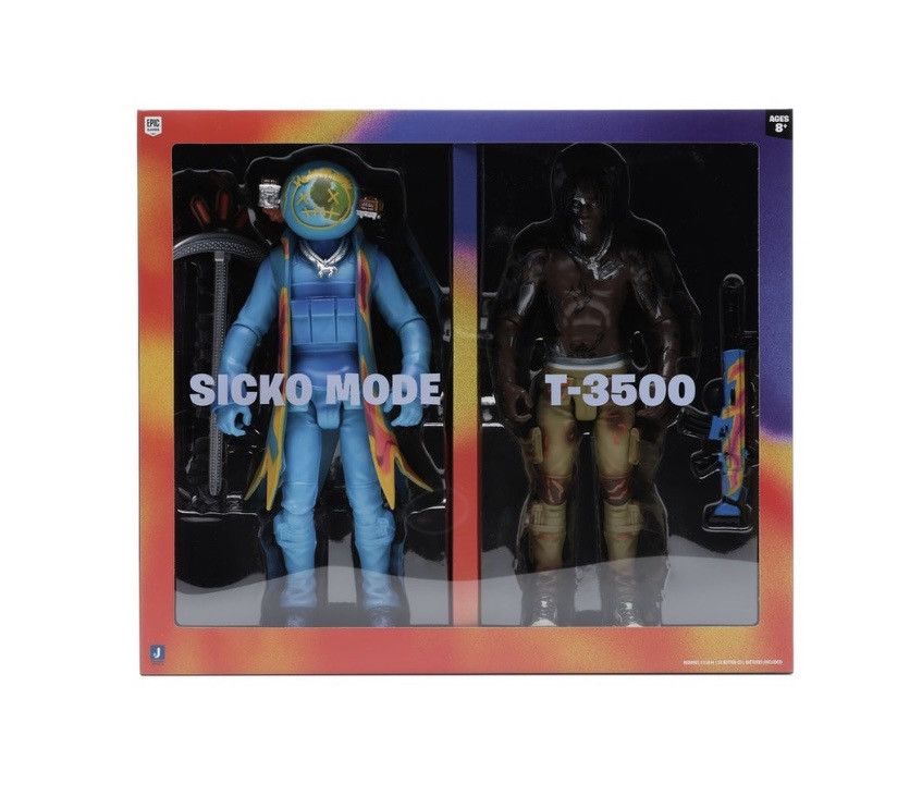Travis Scott Cactus Jack Fortnite 12” Action Figure Duo Set 