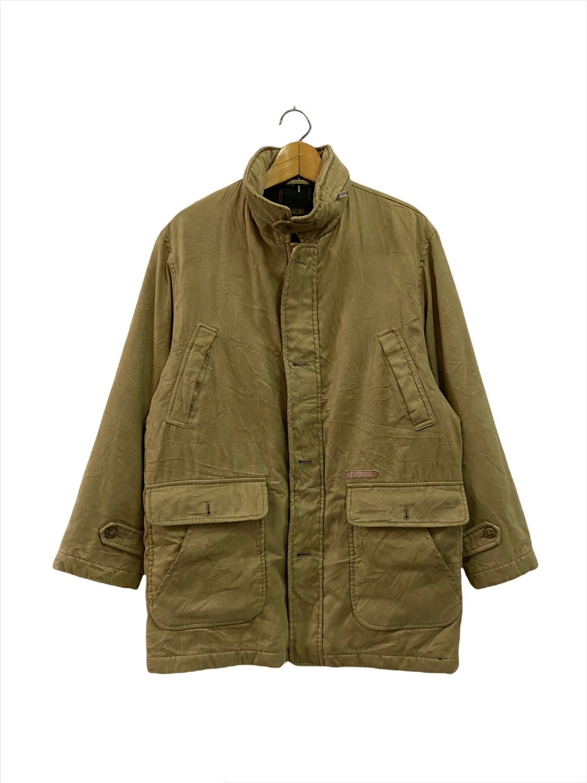 Mcm Legere Valvet Trench Coat Custom Buttom