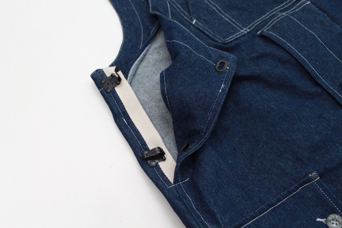 Nigel Cabourn Nigel Cabourn Lybro Naval Dungaree in Indigo Denim | Grailed