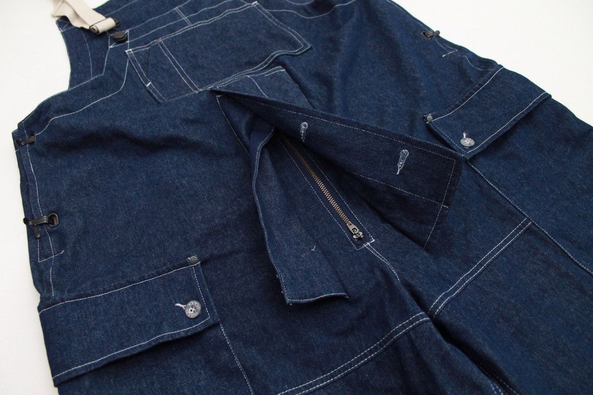 Nigel Cabourn Nigel Cabourn Lybro Naval Dungaree in Indigo Denim | Grailed