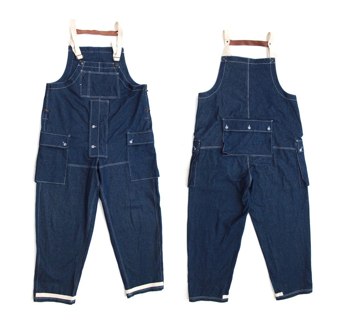 Nigel Cabourn Nigel Cabourn Lybro Naval Dungaree in Indigo Denim | Grailed