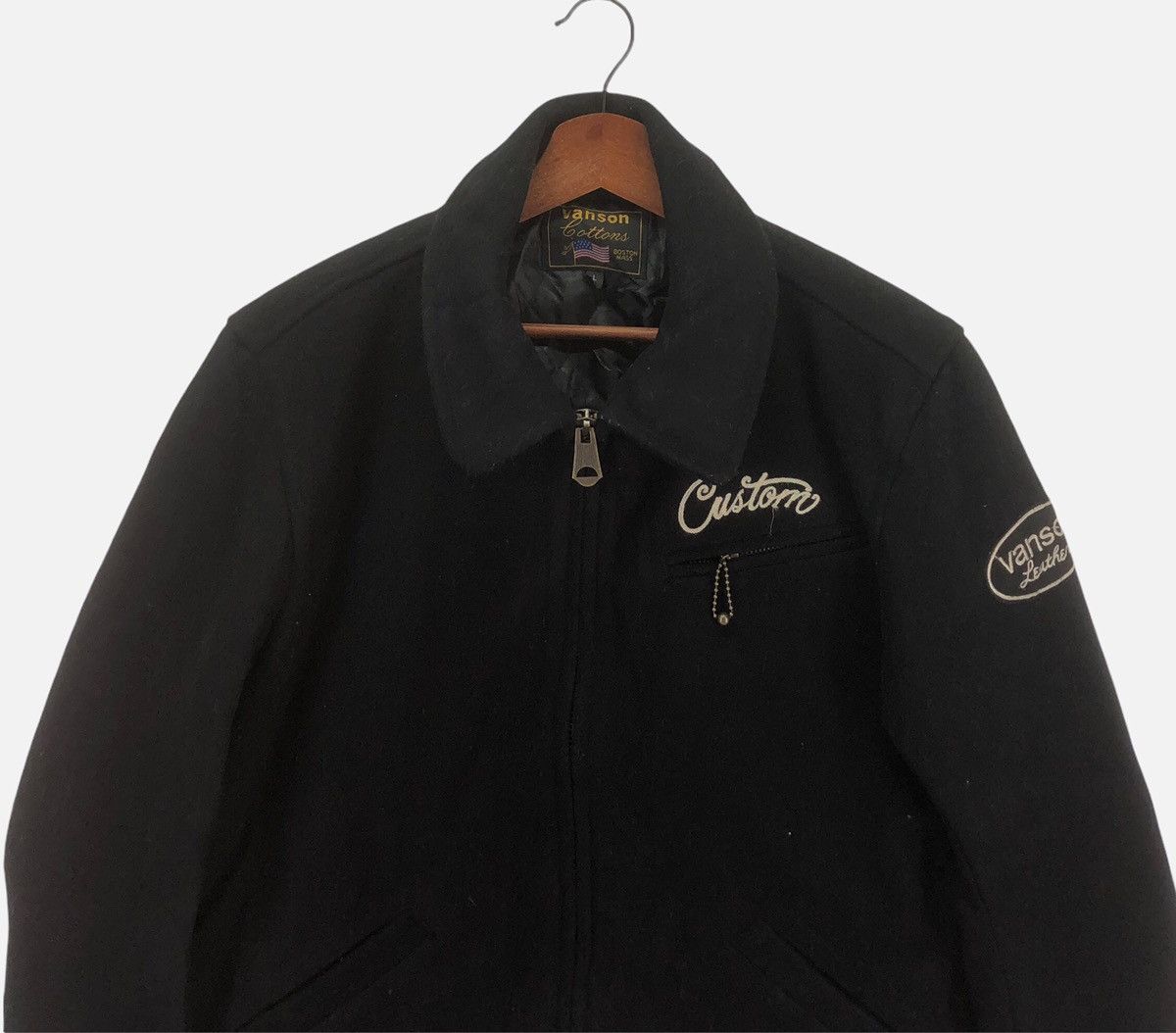 Vanson Leathers Vanson Leather Wool Jacket Size US L / EU 52-54 / 3 - 5 Thumbnail