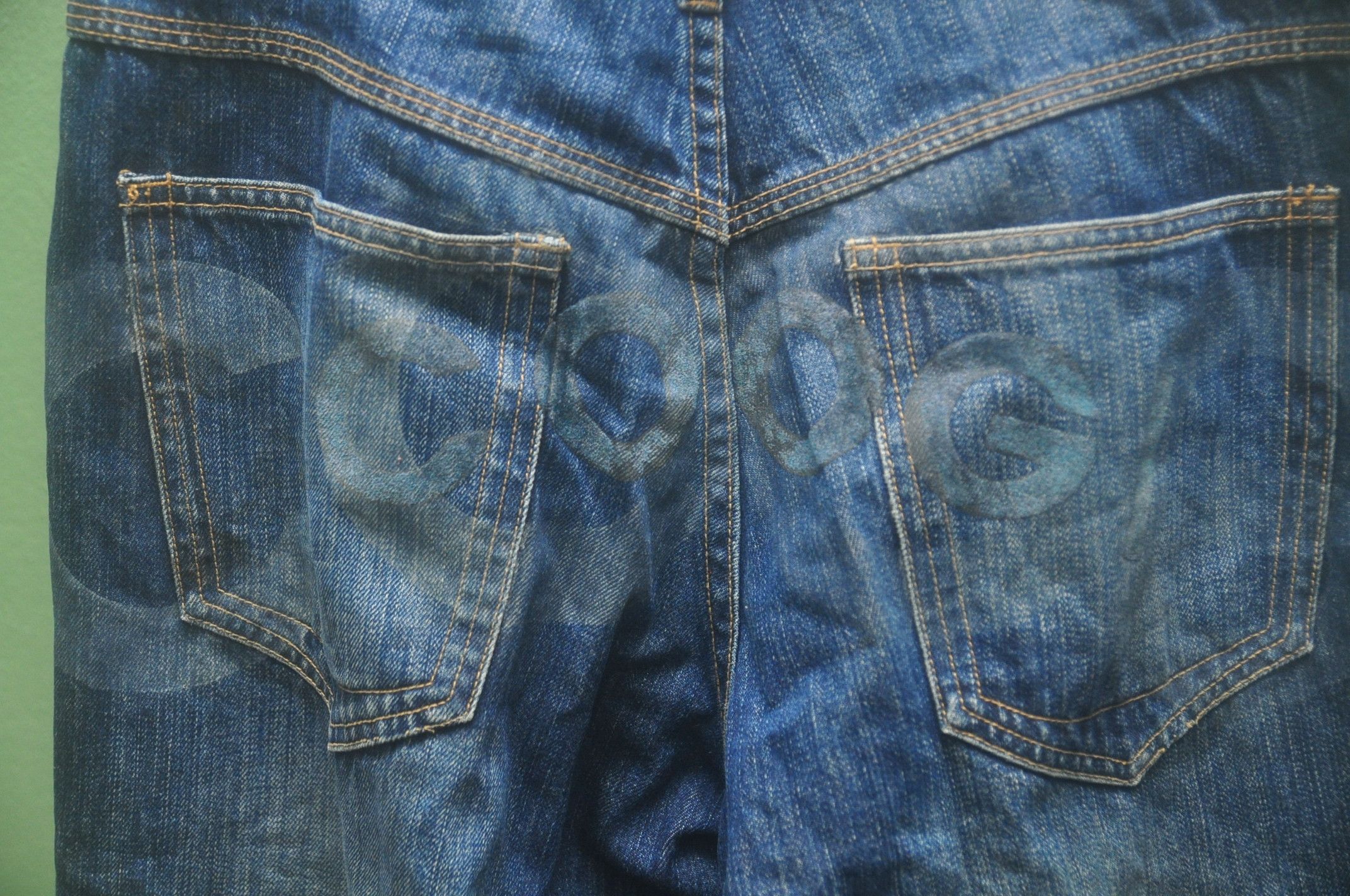 Coogi × Japanese Brand Vintage Coogi Denim Japanese Travis Scott Fashion Style Size US 33 - 5 Thumbnail