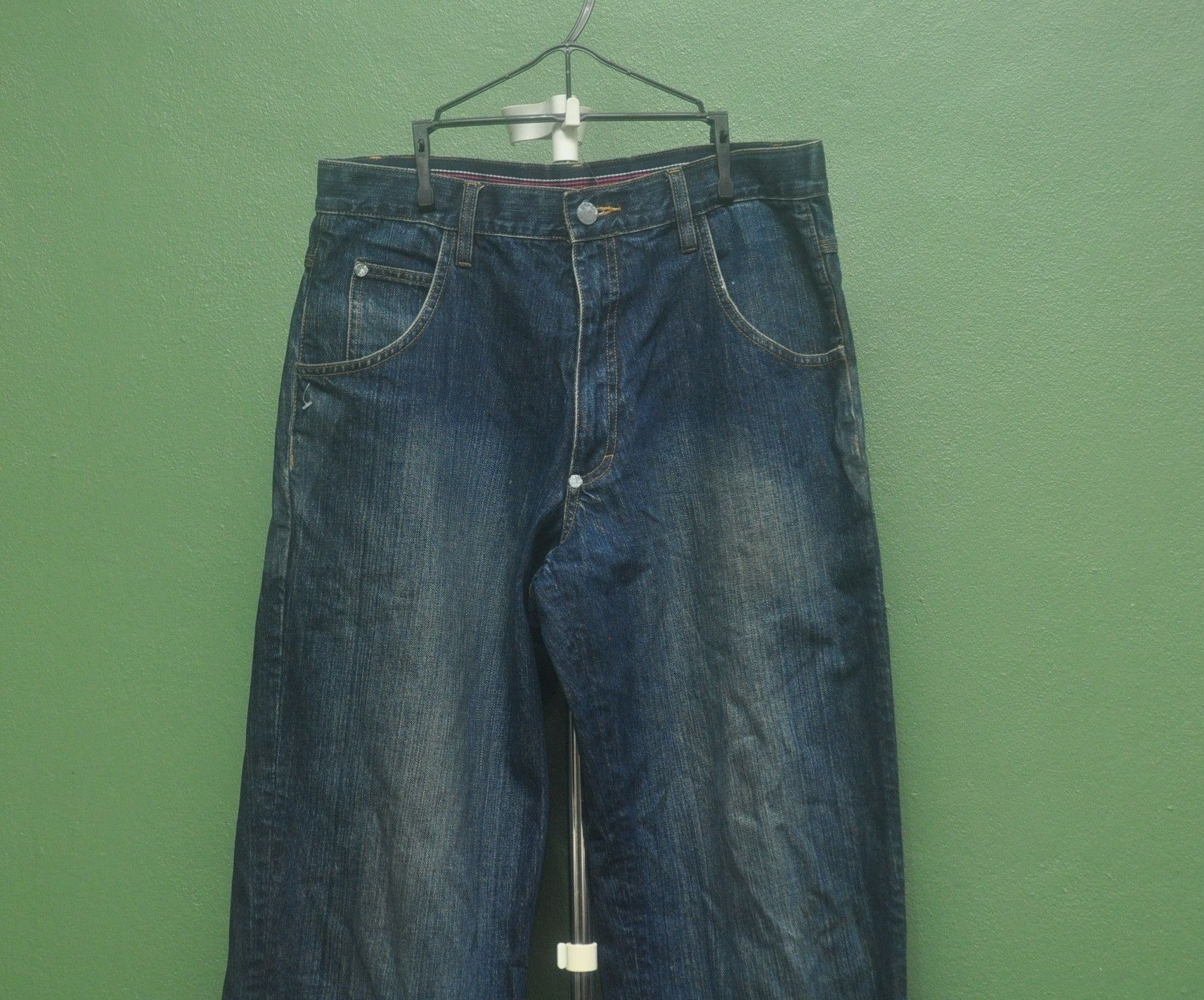 Coogi × Japanese Brand Vintage Coogi Denim Japanese Travis Scott Fashion Style Size US 33 - 3 Thumbnail
